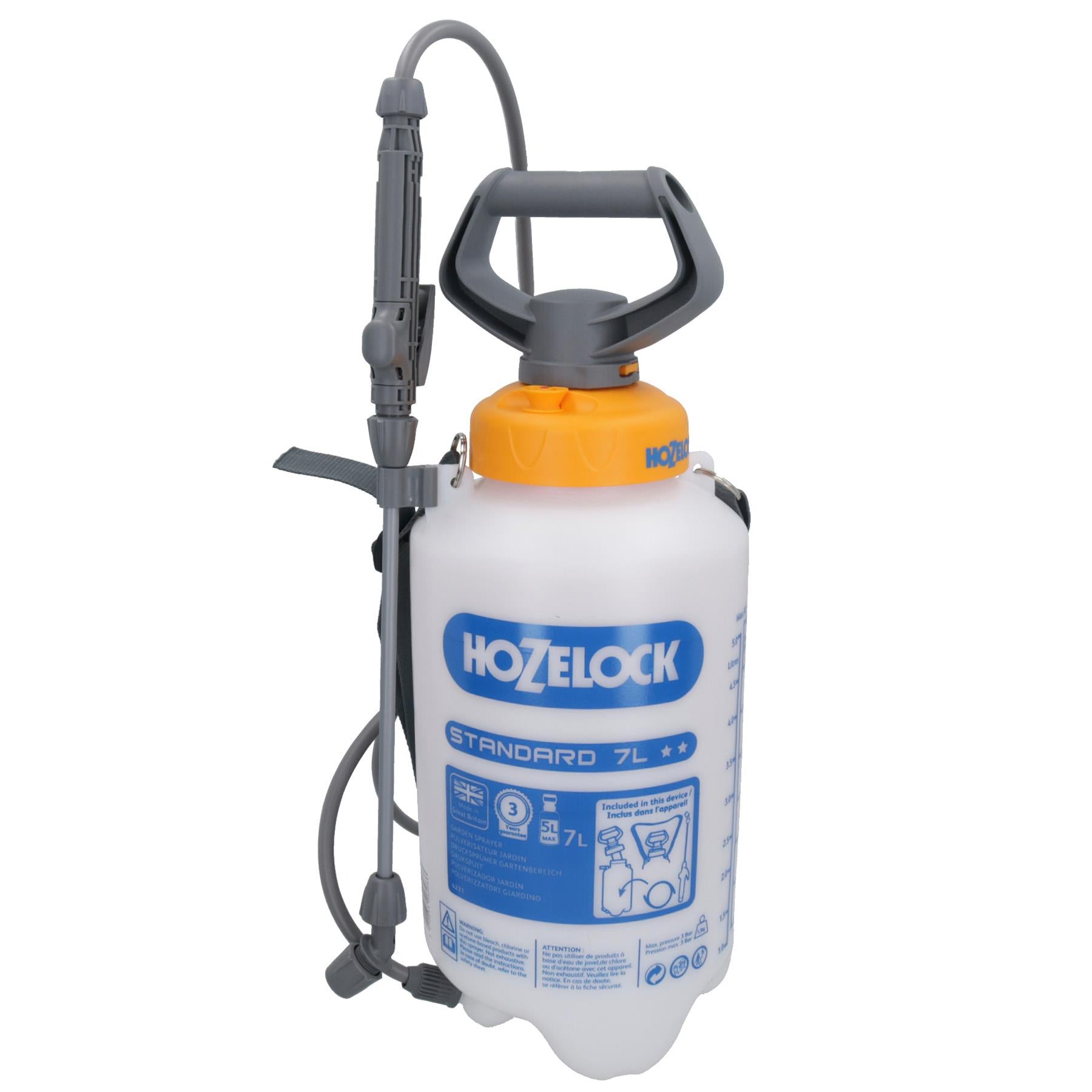 Hozelock 7 Liter Mehrzweck-Gartenspritze Drucksprüher