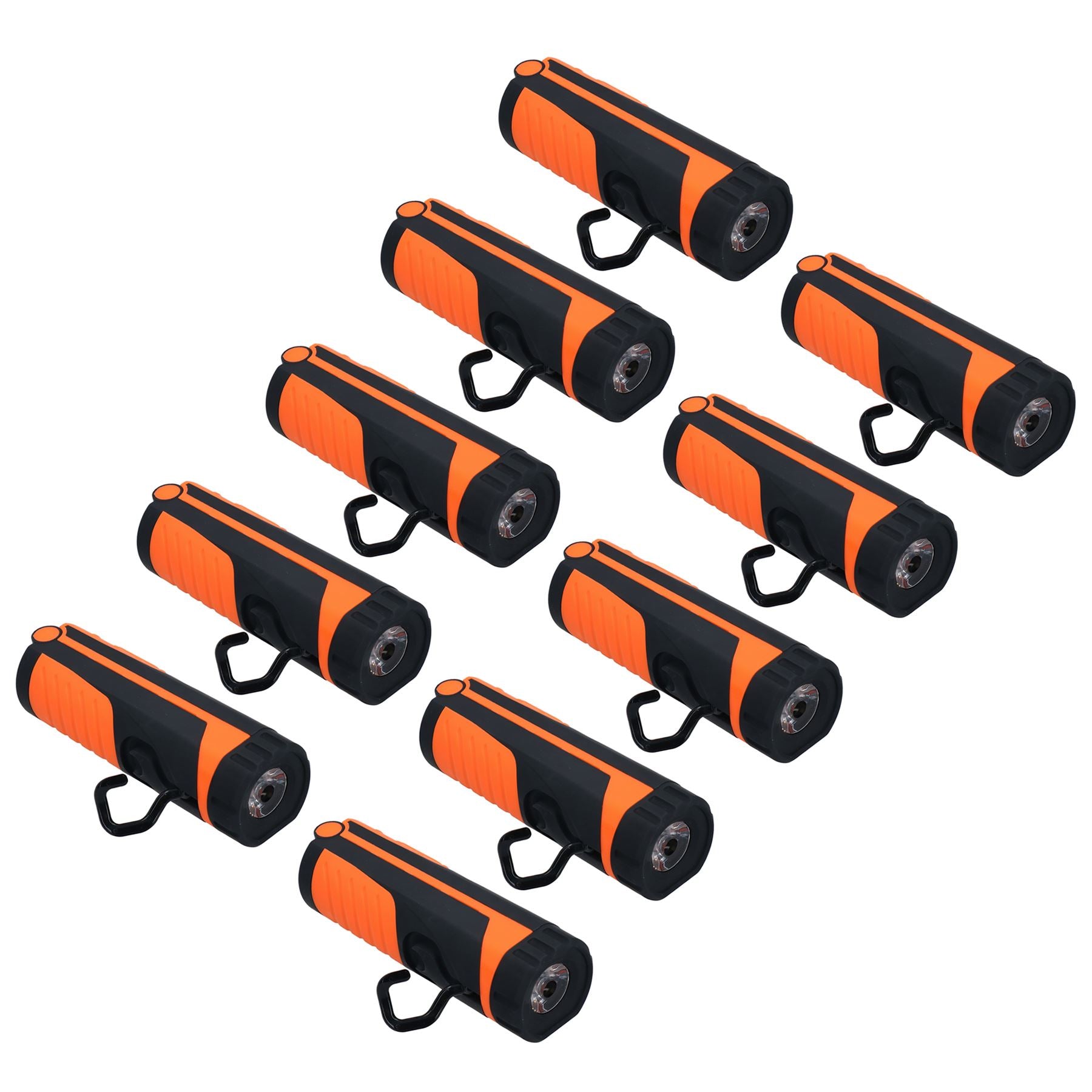 Lampe torche COB de 3 watts et lampe de travail d'inspection pliable alimentée par batterie