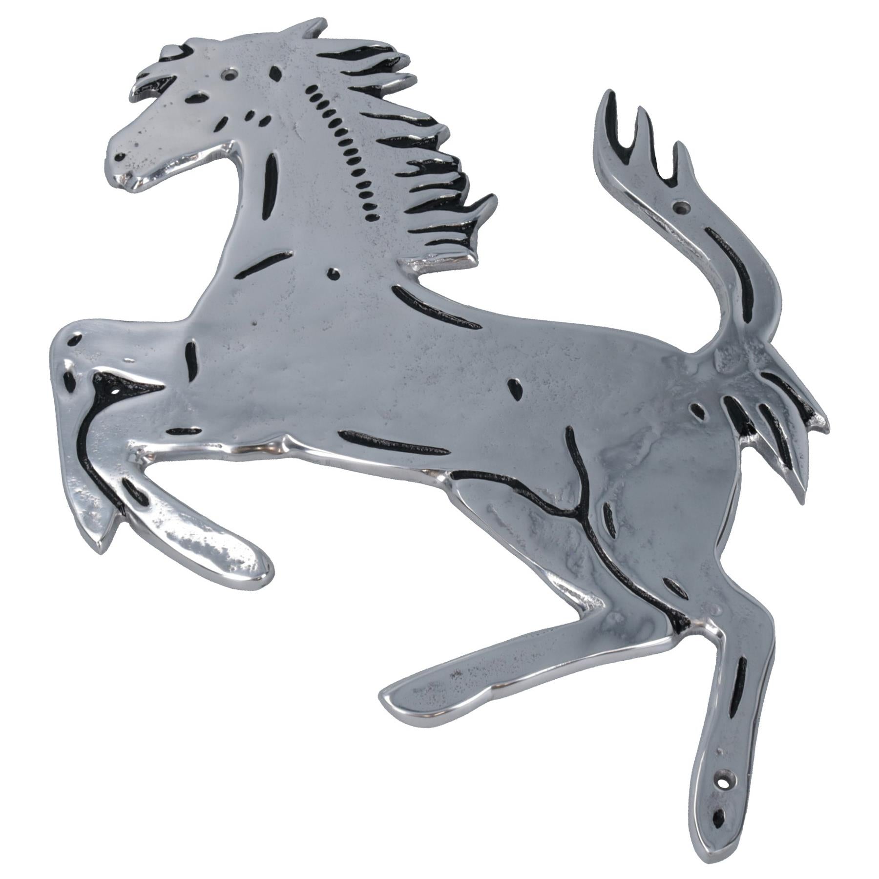 Plaque en aluminium pour cheval, porte, mur, maison, portail, jardin, écurie, ferme, cour