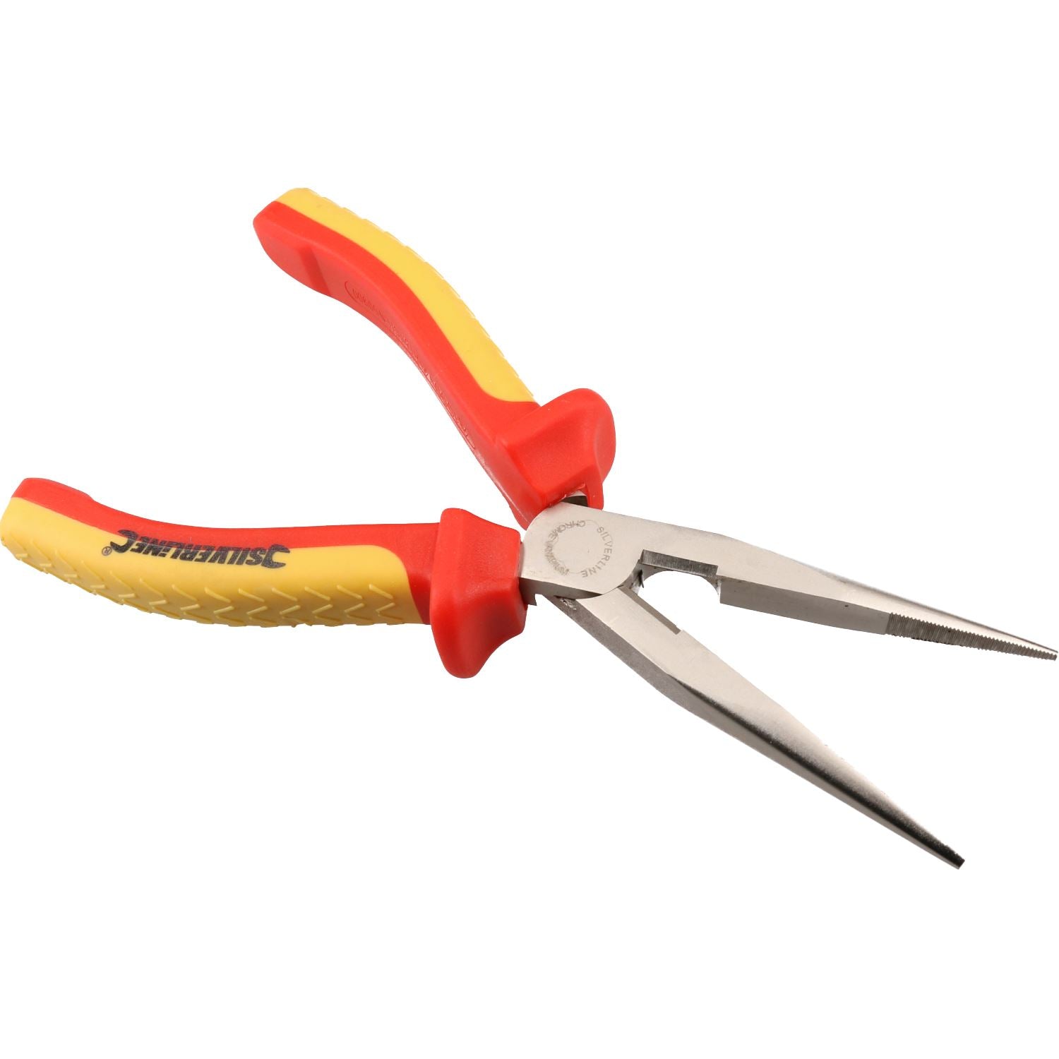 VDE Soft Grip Insulated Electrical Electricians Straight Long Nose Pliers 200mm