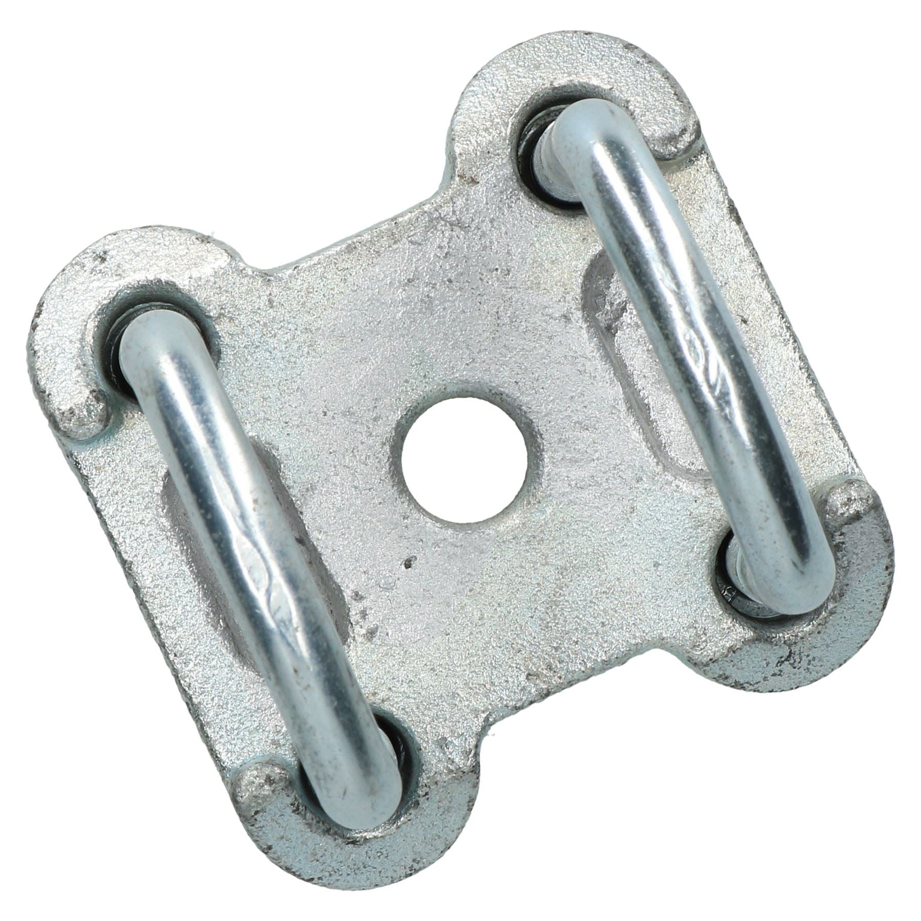4 U Bolts 2 Base Plate For Ifor Williams Trailer Parabolic Leaf Spring 52x115mm