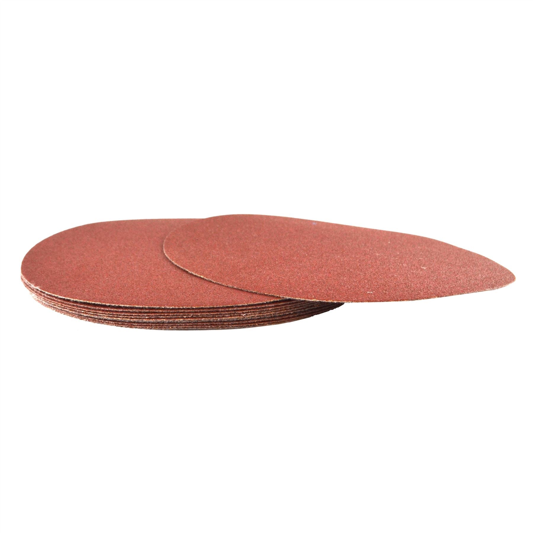 Klett-Schleifscheiben für Exzenterschleifer, 10 Stück, 180 mm, P120, SIL349