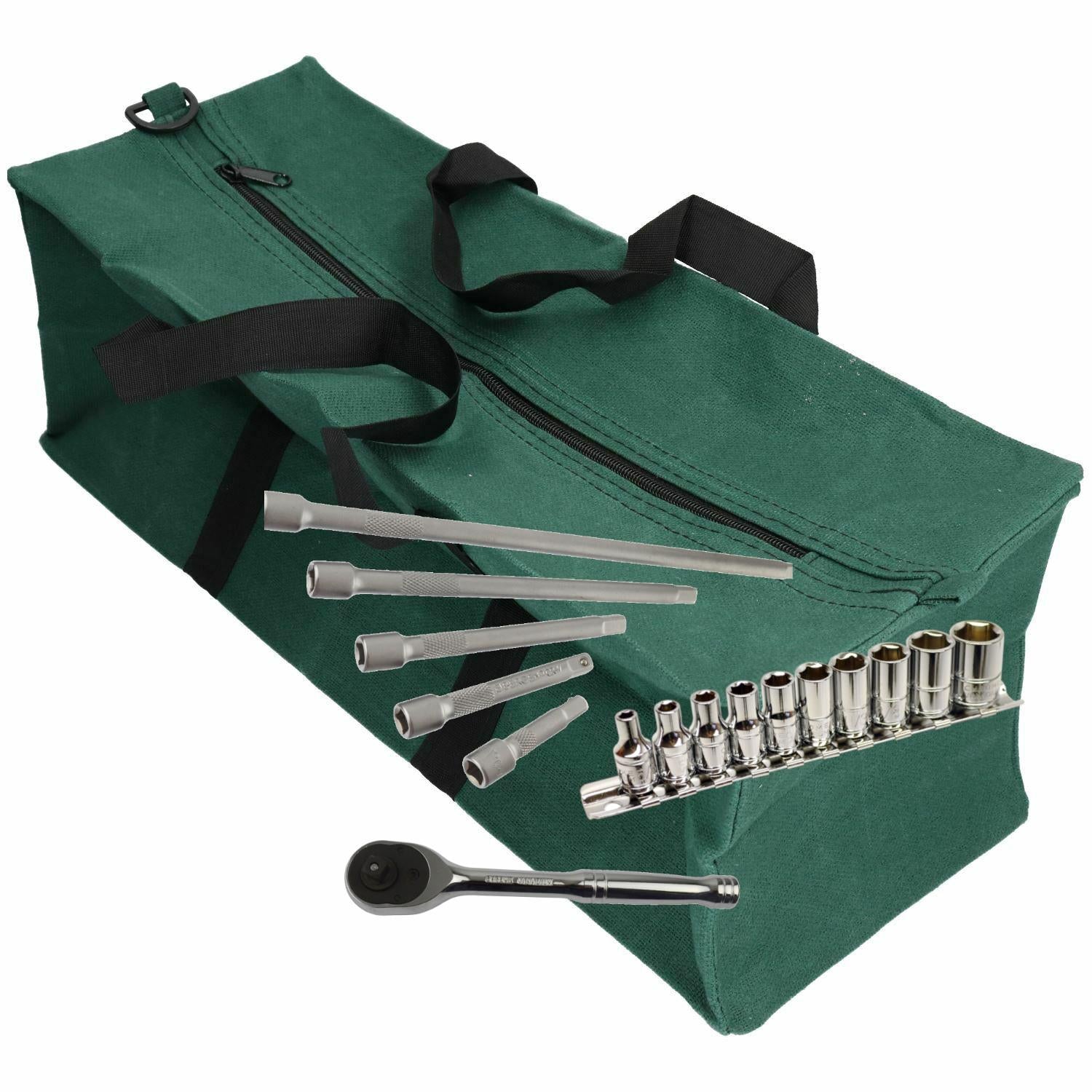 Imperial AF Steckschlüsselsatz SAE Zoll Steckschlüssel Verlängerungen Ratschen 1/4"dr 3/8"dr 1/2"dr Werkzeugtasche