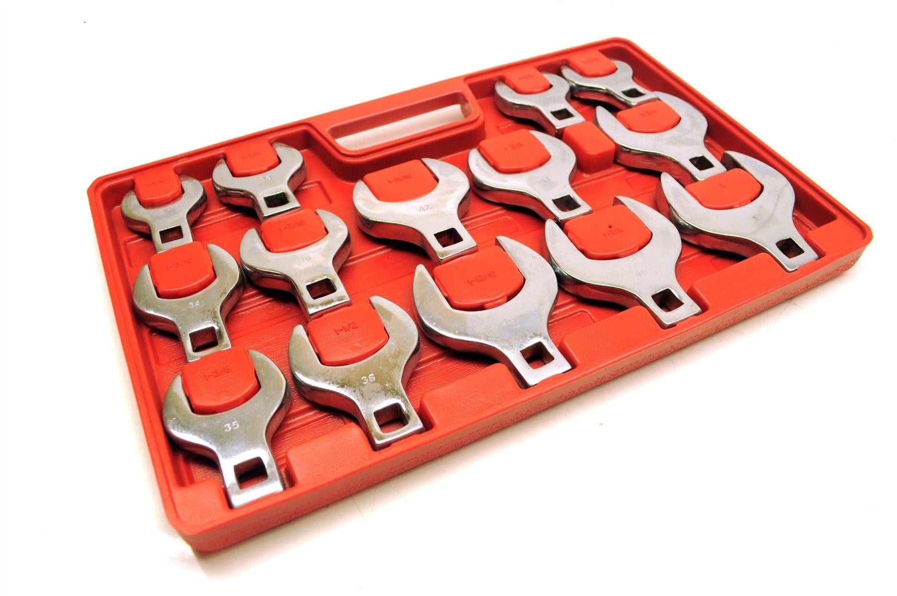 Jeu de clés à molette Crowfeet métriques MM 1/2" 27 mm – 50 mm