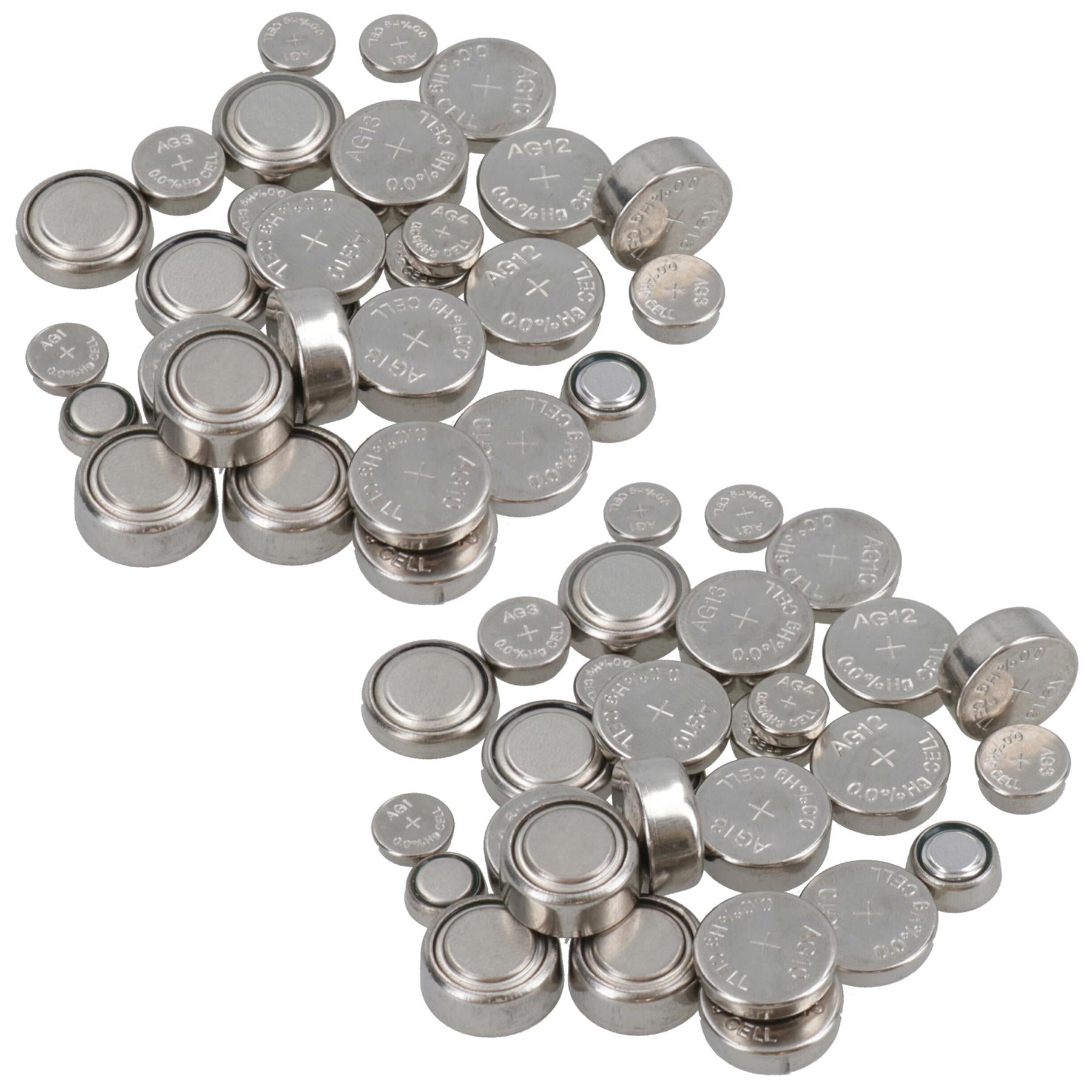 Assortiment de piles bouton Piles alcalines AG1 – AG13 Montres Calculatrices