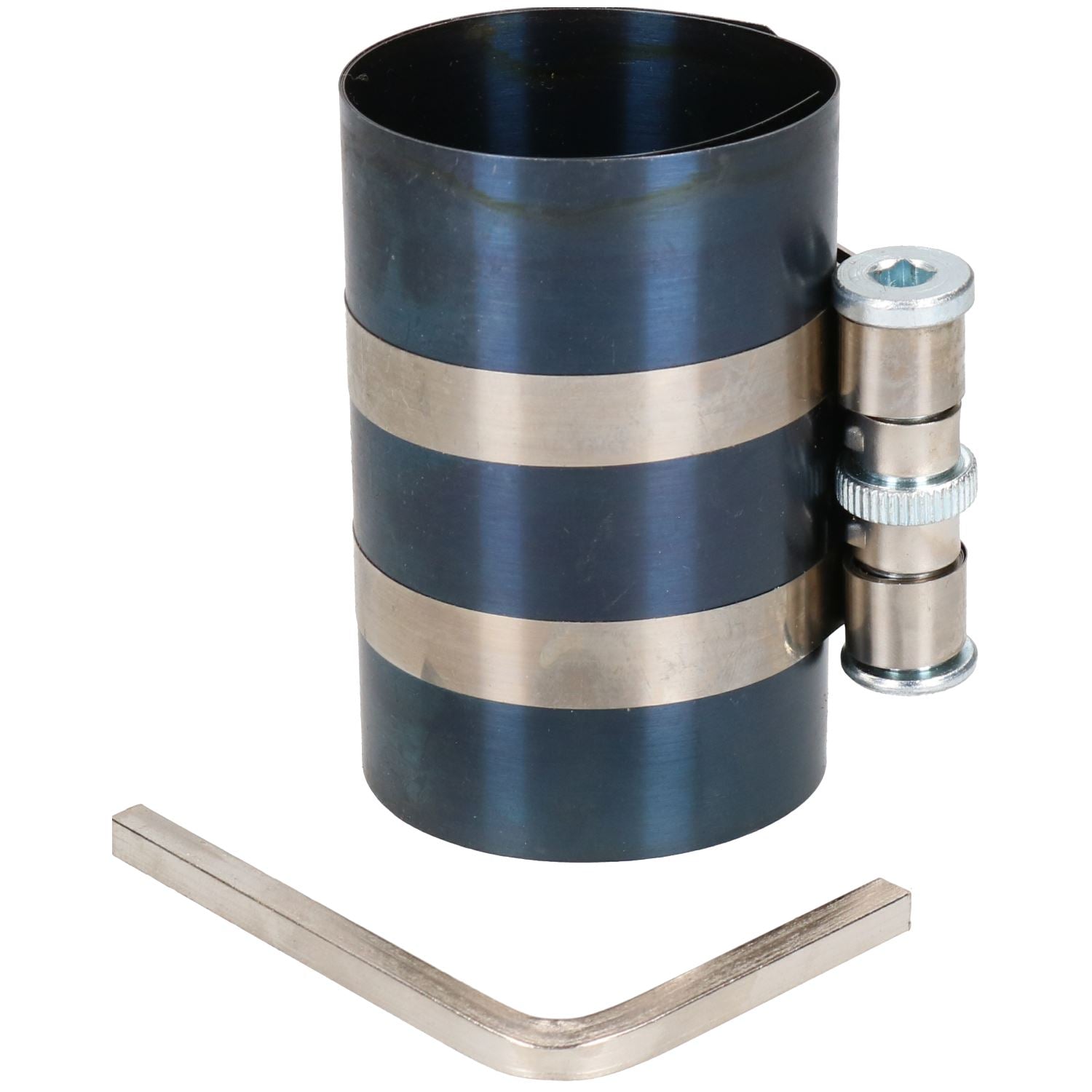 Compresseurs à segments de piston 3" + 4" 50 mm – 175 mm Collier de serrage en acier inoxydable Lot de 2