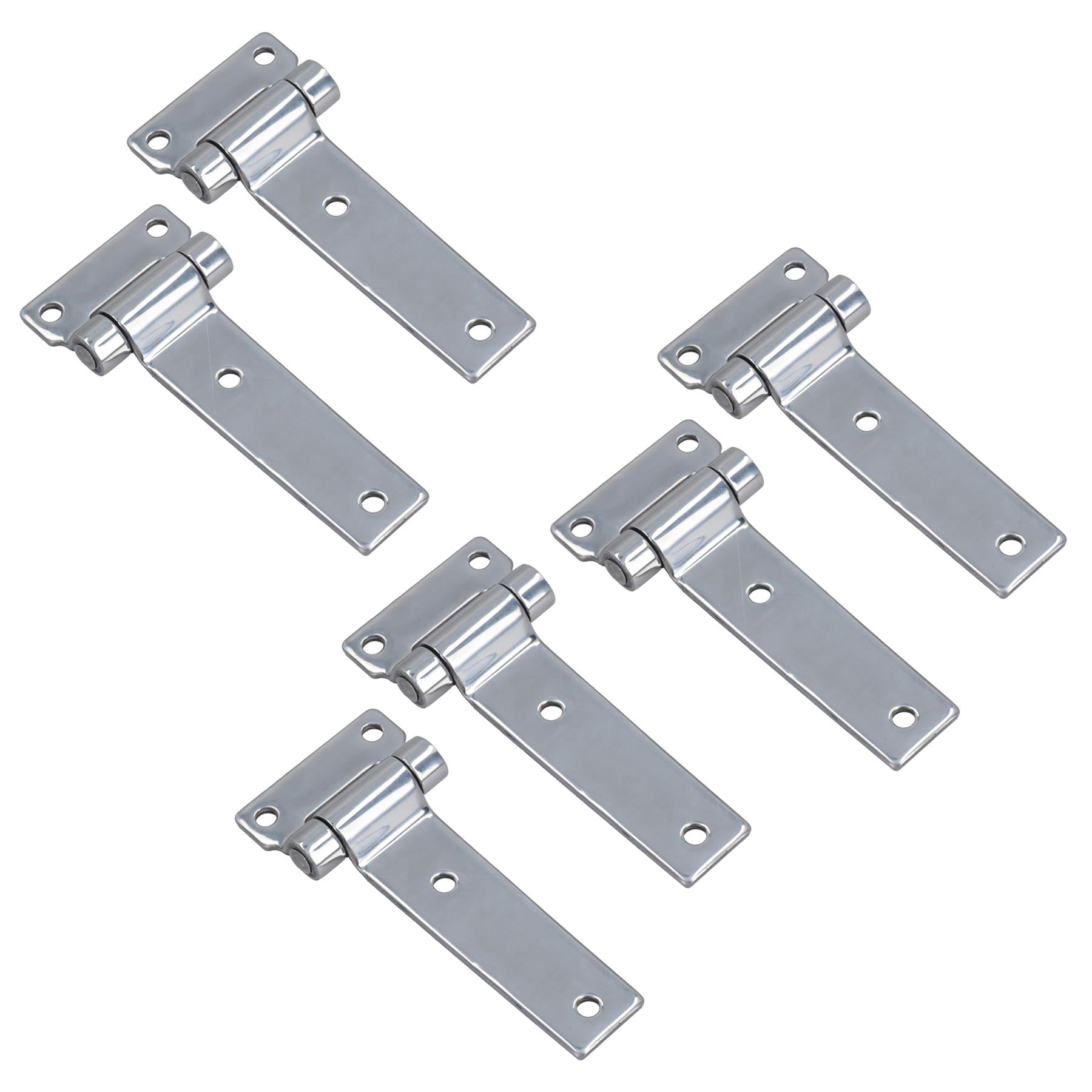 Charnière de porte à boulon en acier inoxydable 316 pour fixation marine 105 mm