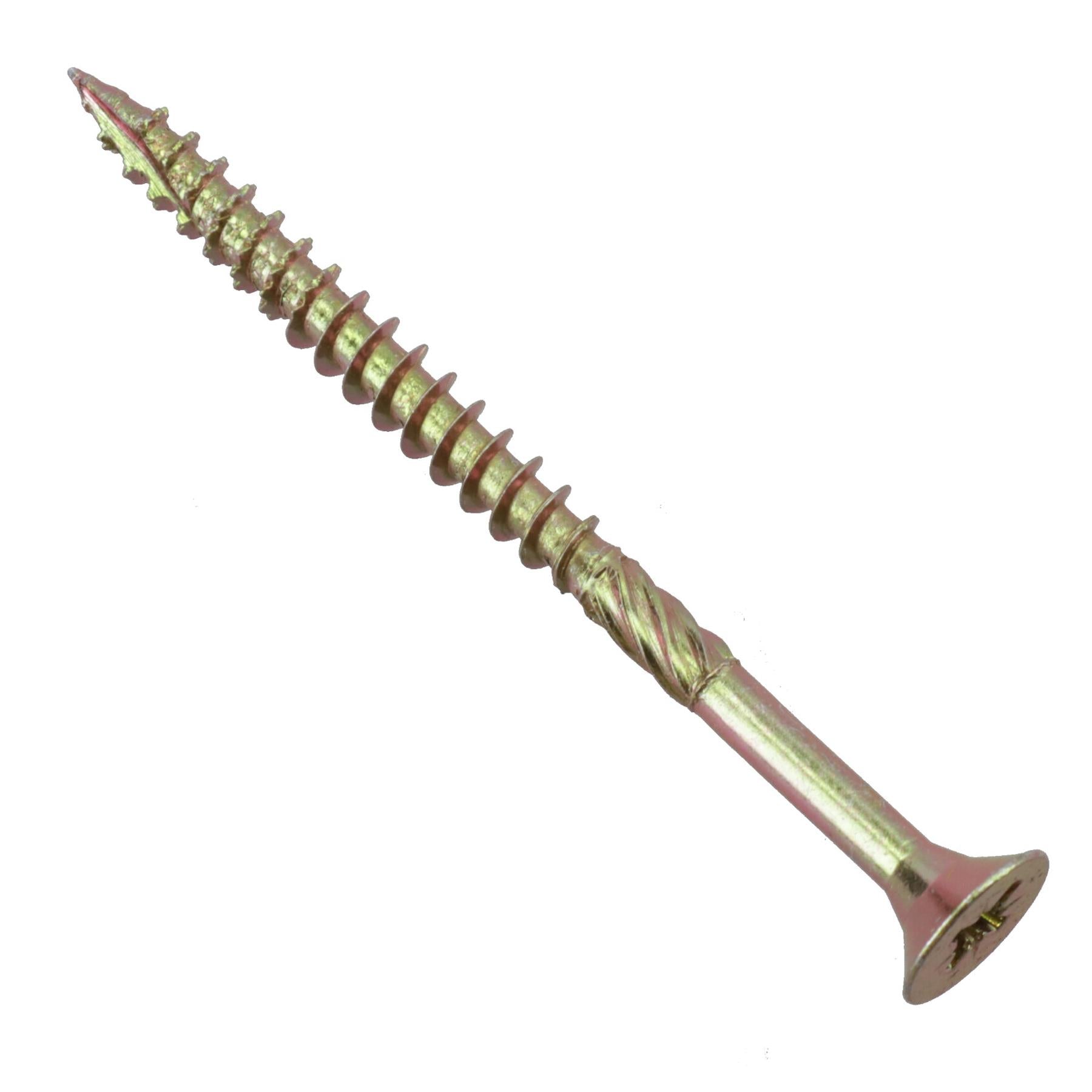 Vis à bois à tête fraisée 5,0 x 70 mm Bord dentelé pour éviter les fissures PZ2