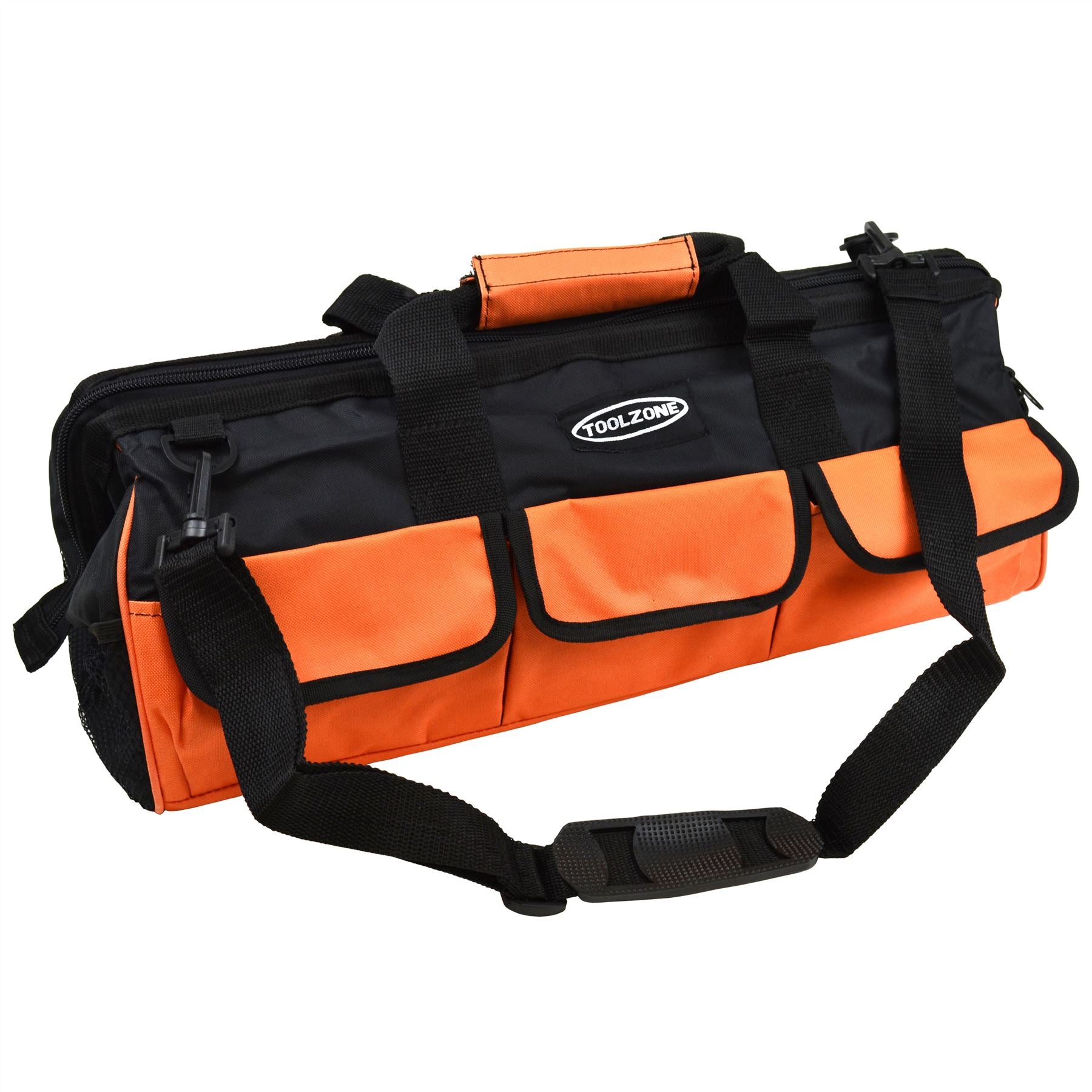 Werkzeugtasche aus Segeltuch, 18 Aufbewahrungstaschen, Nylon, TE228