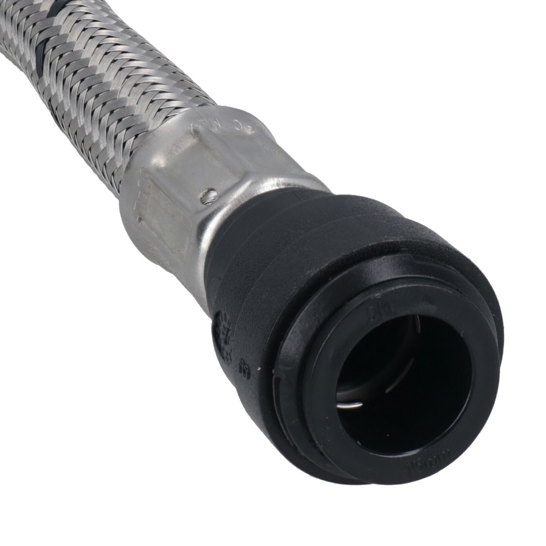 Connecteur de robinet tressé Easy Fit de 15 mm ou 22 mm à emboîtement rapide, longueur de 300 mm