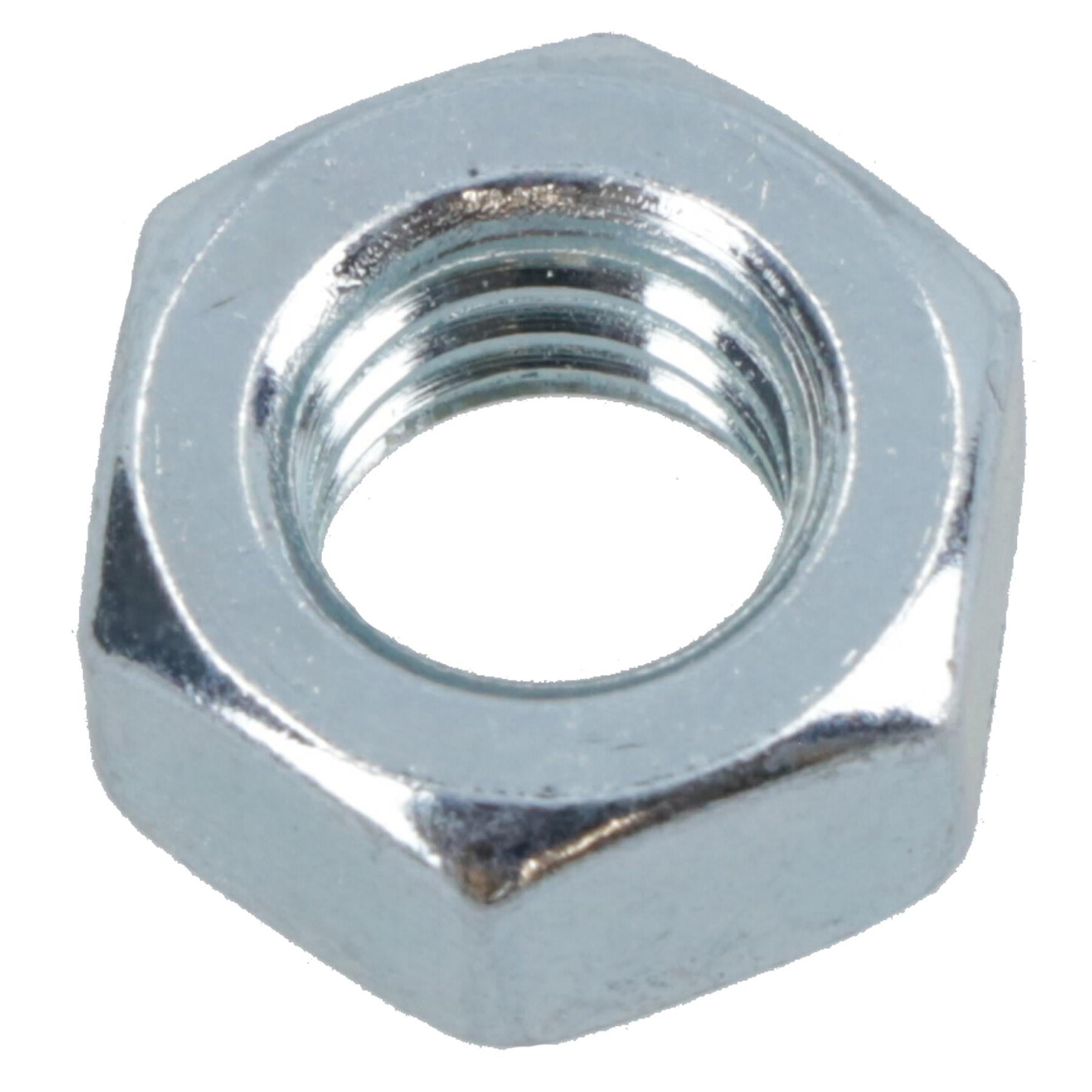 M8 x 1.25mm Hex Full Nut Fastener Hexagonal Metric Nuts Grade 8 Zinc Plated