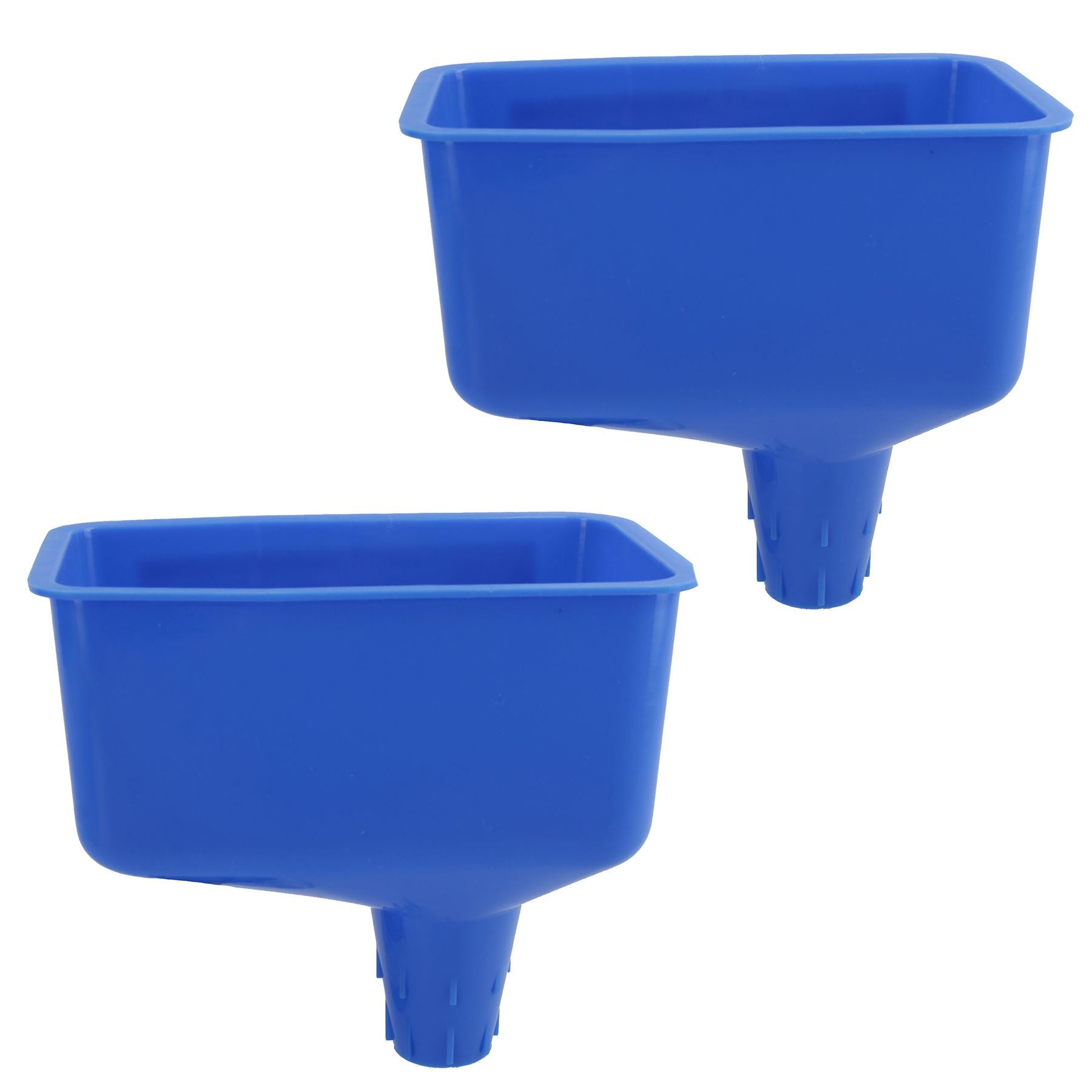 Entonnoir de remplissage d'huile rectangulaire en plastique pour transfert de carburant et liquide, bec verseur variable