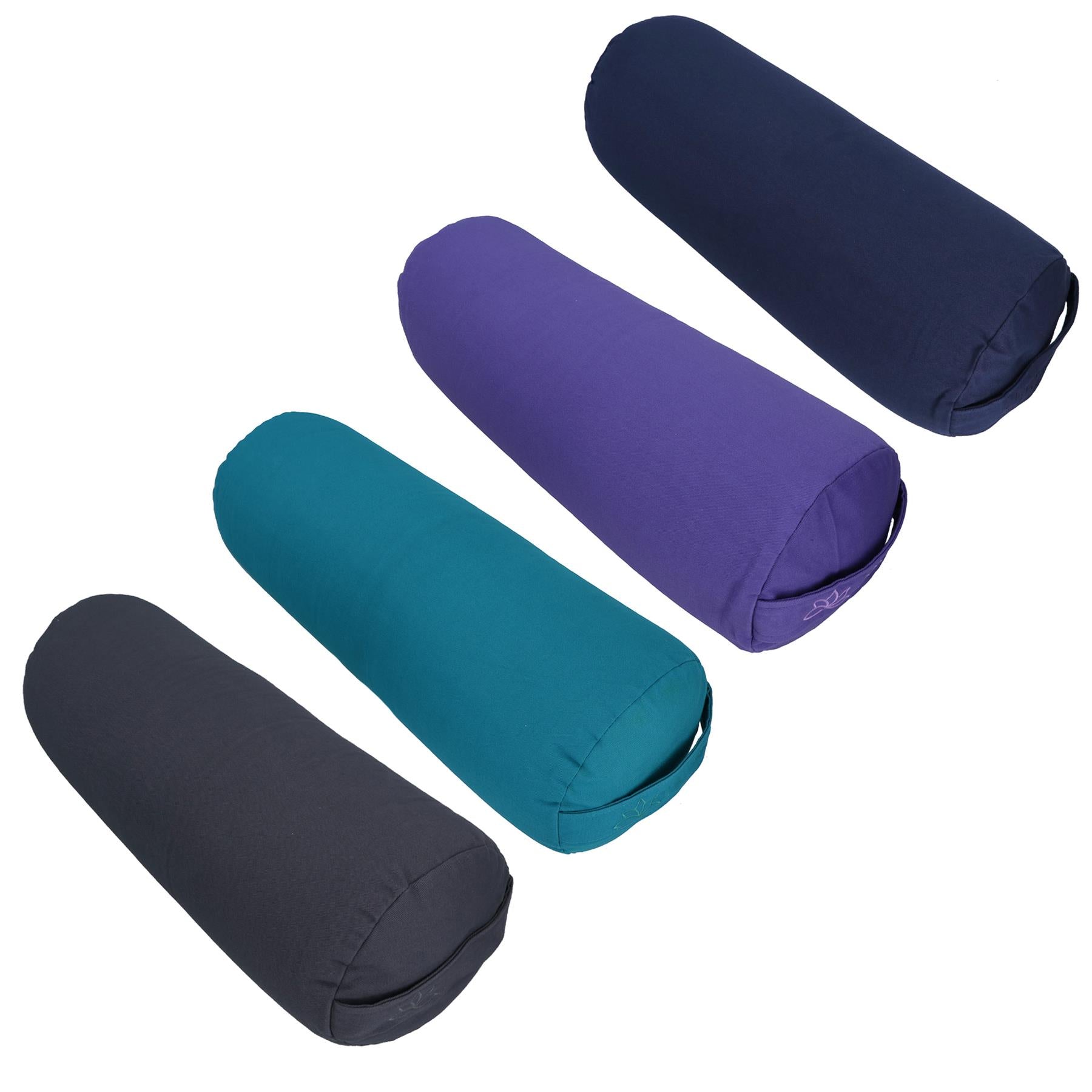 Buckwheat Yoga Bolster 61cm x 23cm Ideal for Yoga, Gym, Meditation Relaxation