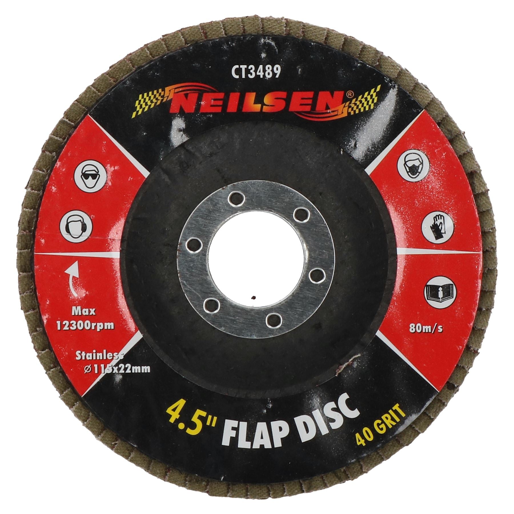 40 / 60 / 80 Grit Flap Discs Schleifen Schleifen Für 4-1/2 "Winkelschleifer