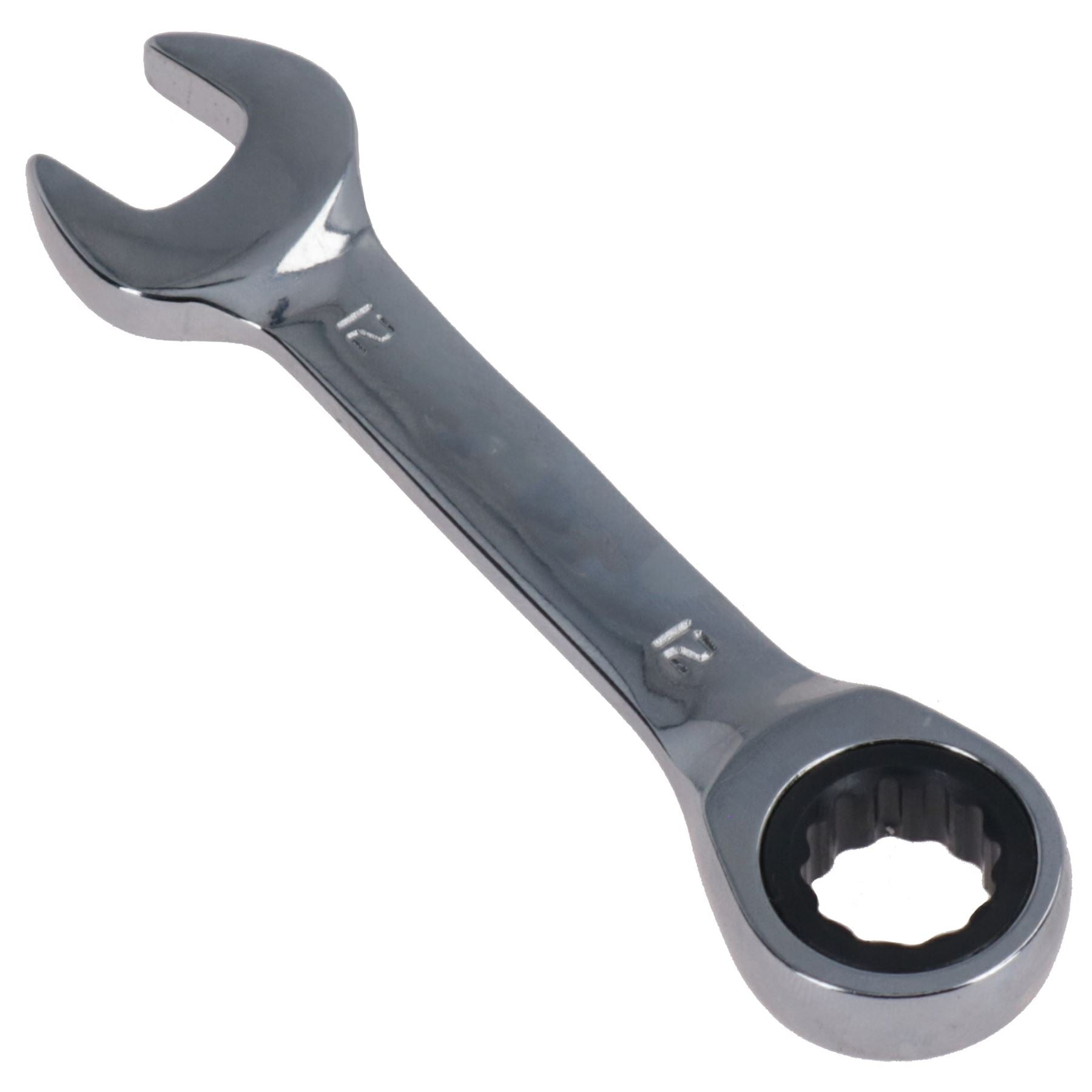 Clé mixte à cliquet courte métrique MM 72 dents 8 mm – 19 mm