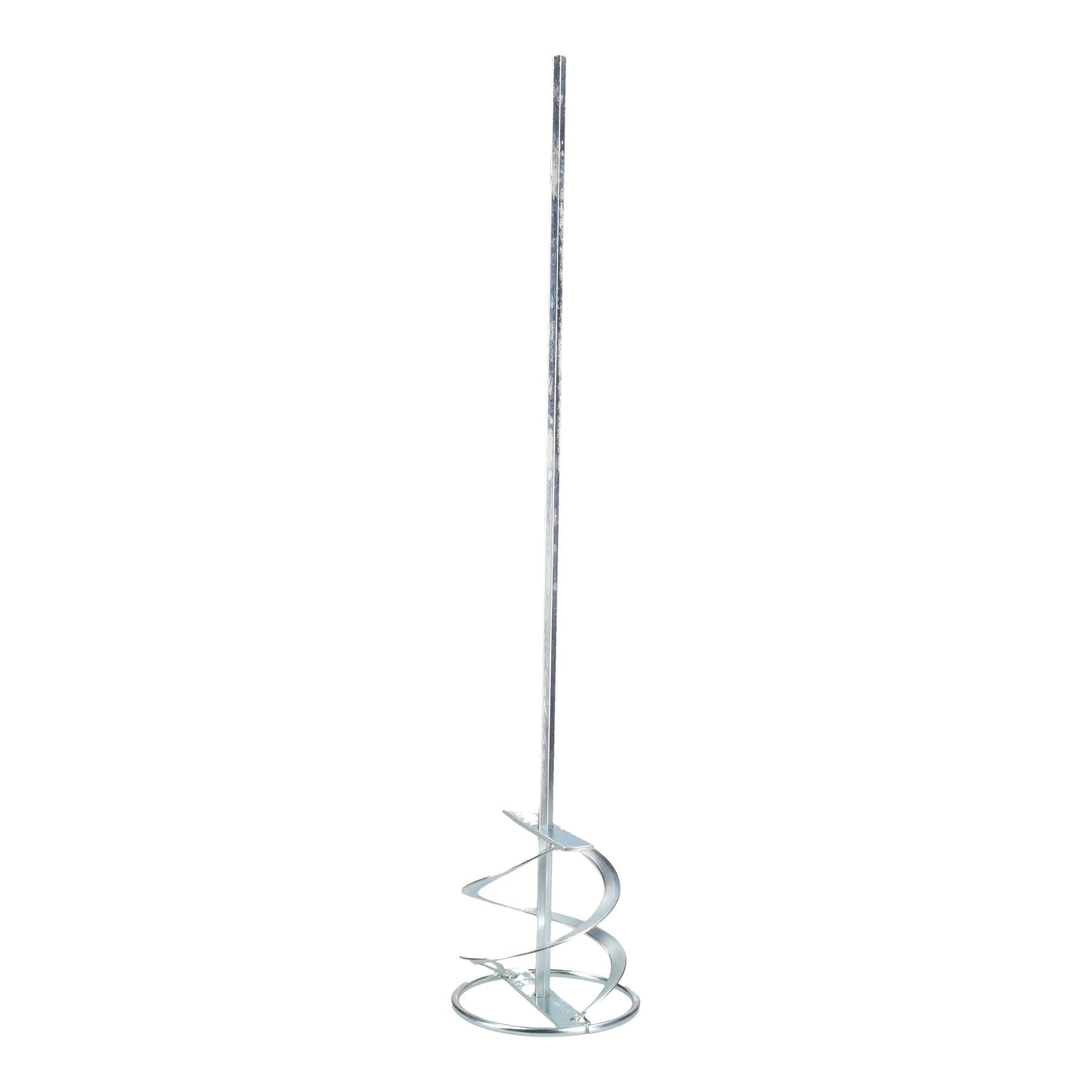 Palette de mélange galvanisée 600 x 120 mm Agitateur de peinture Ciment Plâtre Vernis Perceuse
