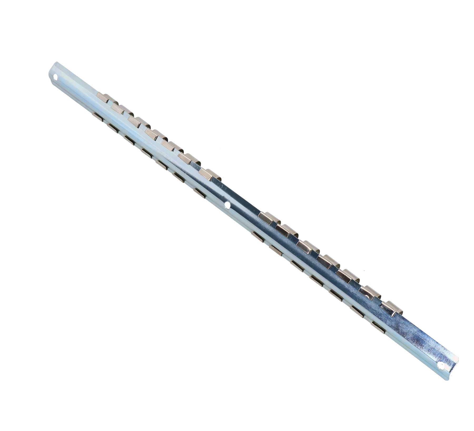Support de rangement pour rail de douilles à entraînement 3/8" ou 1/2" Clips d'organisation 14 clips par rail