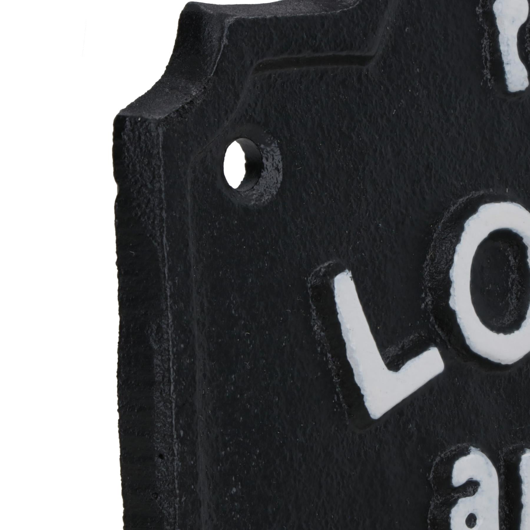 To Be Loved Is The Greatest Gift Cast Iron Sign Plaque Wall House Garden Yard
