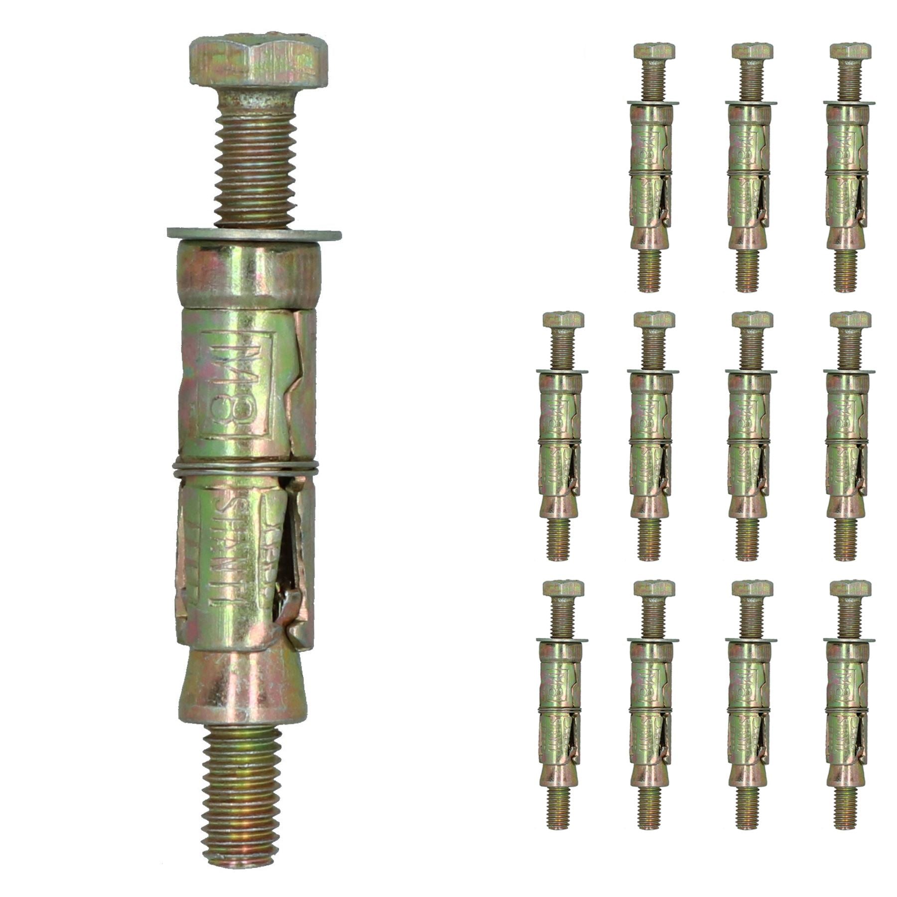 M8 8mm x 75mm Expansion Rawl Bolt for Masonry Sleeve Anchors Fastener