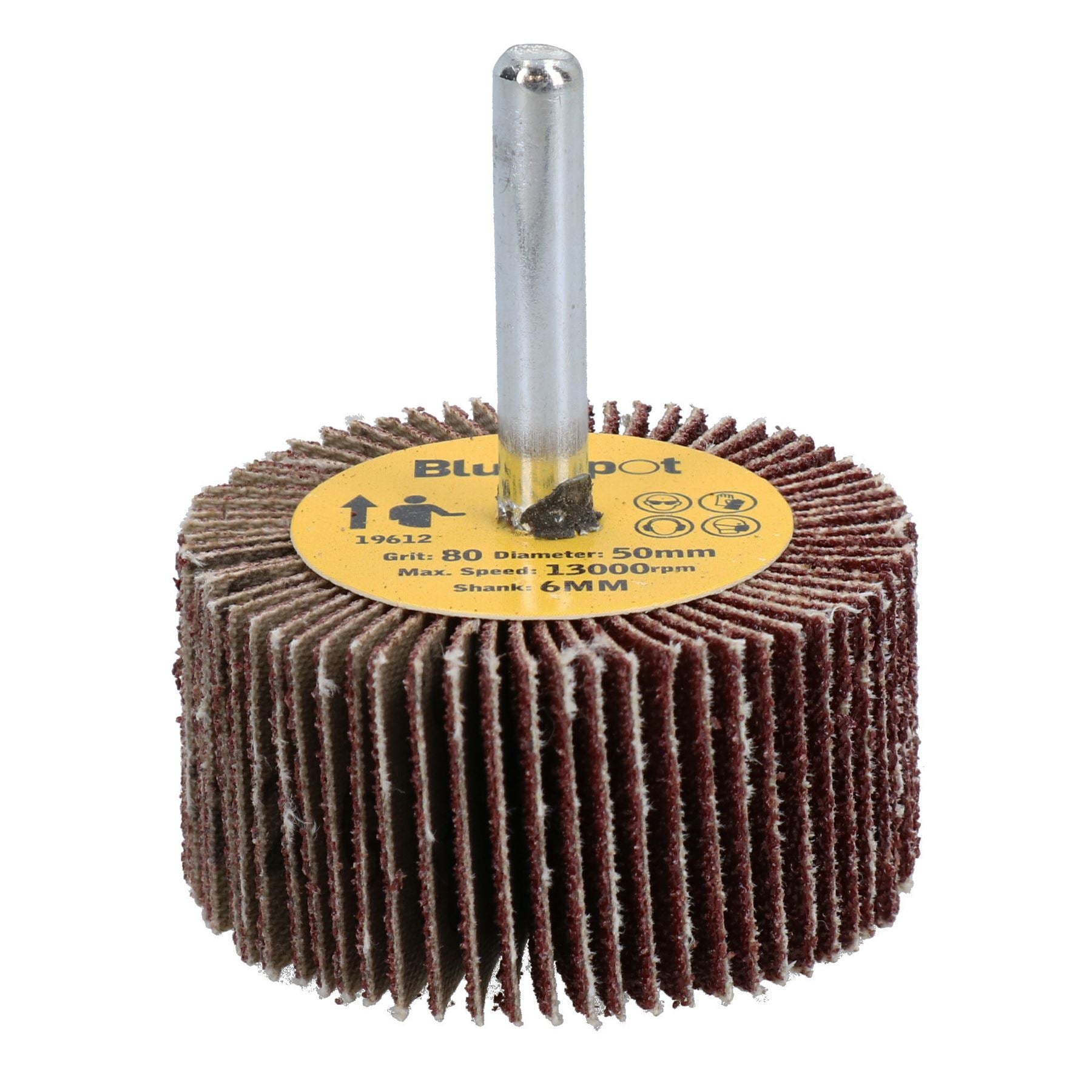 50mm Fächerschleifscheibe Schleifteller für Bohrmaschinen 6mm Schaft