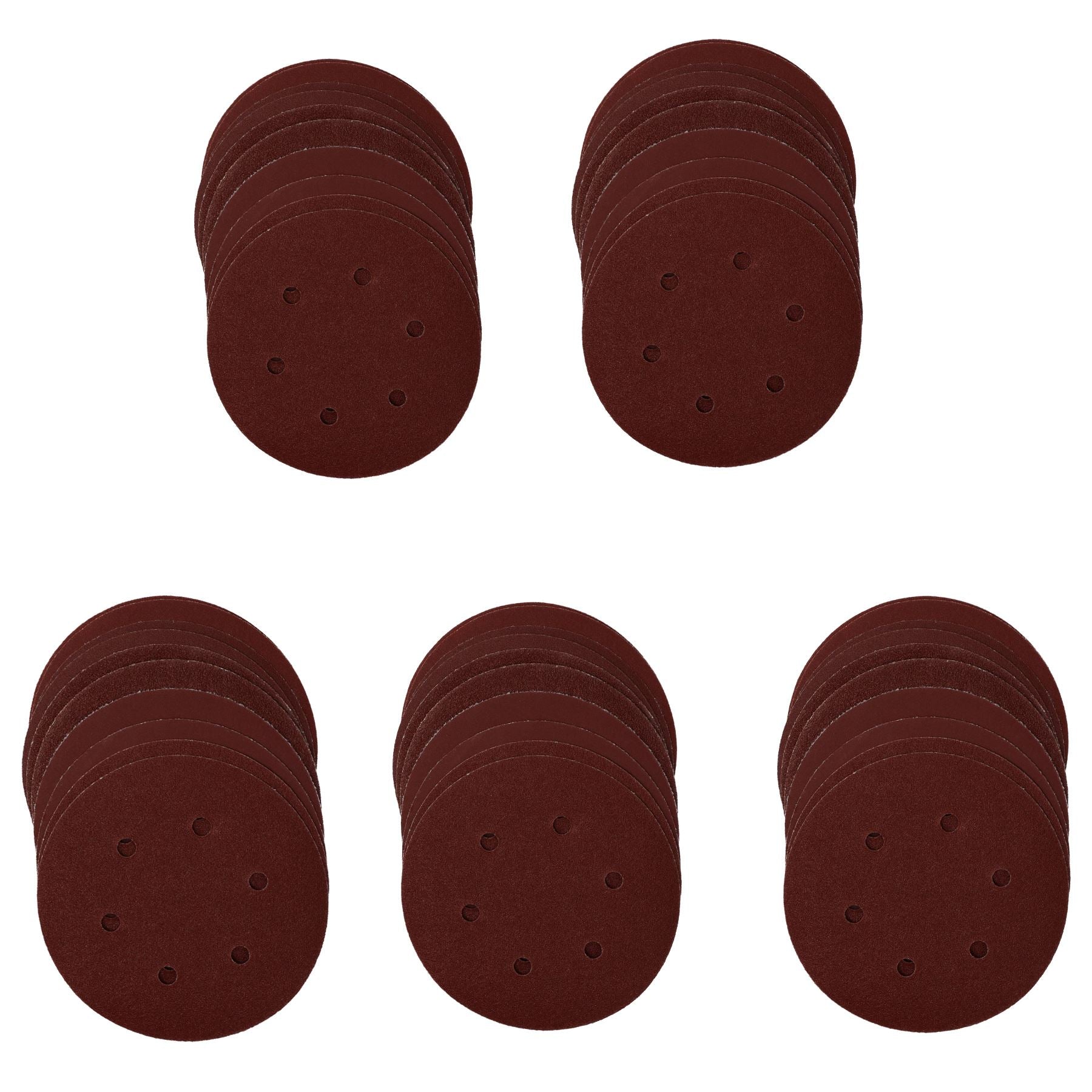 Klett-Schleifscheiben, Exzenterschleifer, DA-Handschleifer, 50 Stück, 150 mm, gemischte Körnung