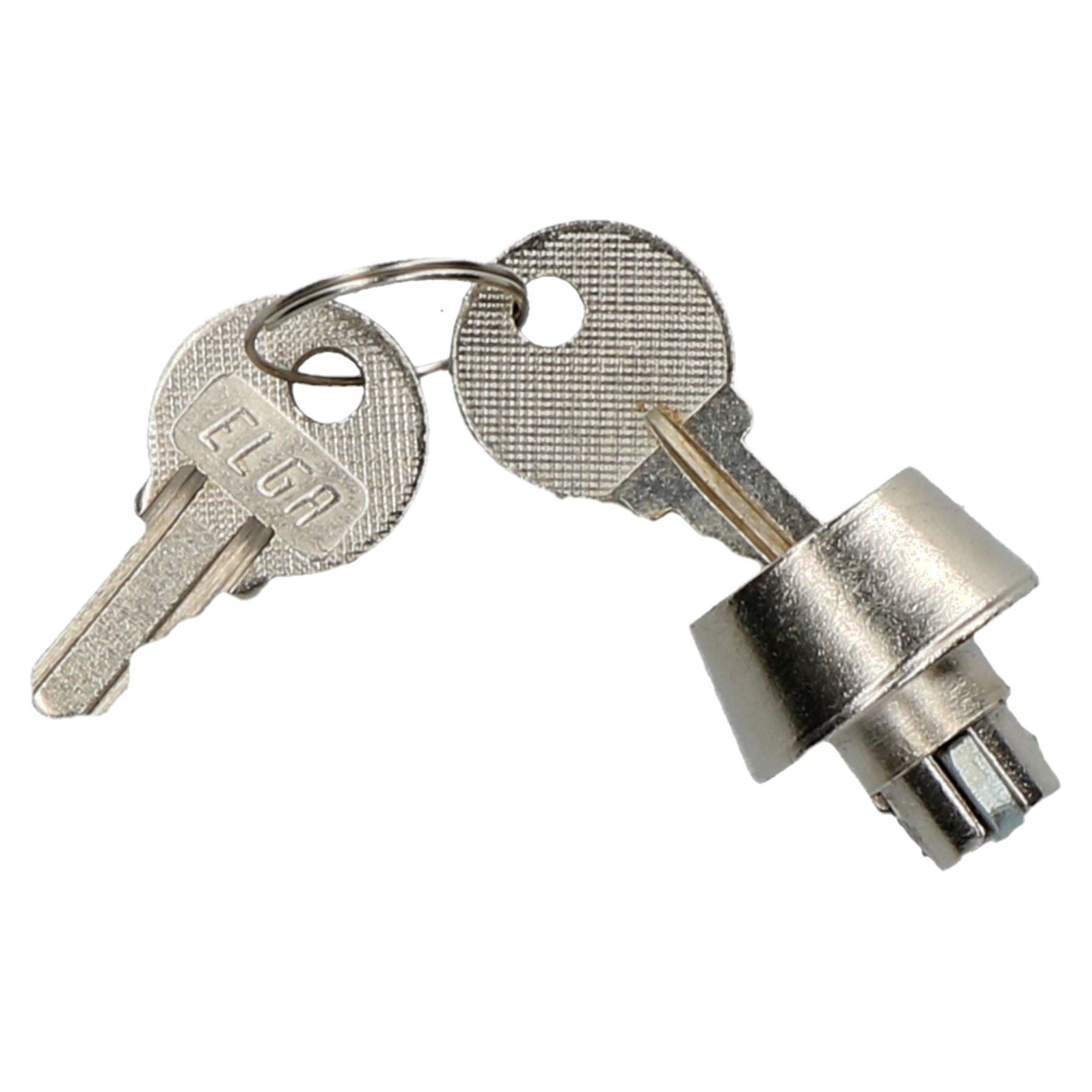 Serrure de sécurité pour attelage de remorque pour attelages moulés Knott avec 2 clés