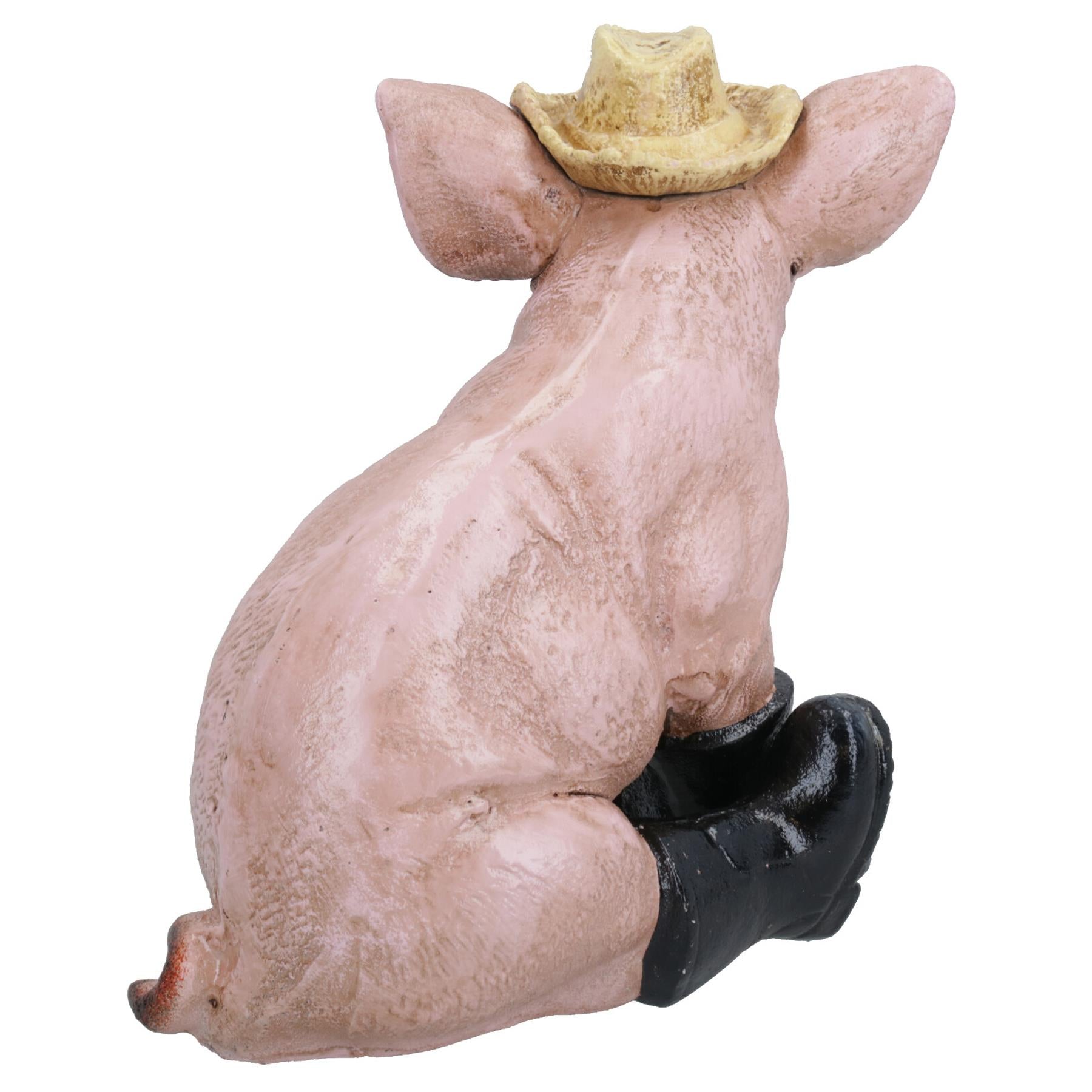 Schwein mit Stiefeln Gusseisen Modell Statue Figur Sammler Skulptur Ornament Hog