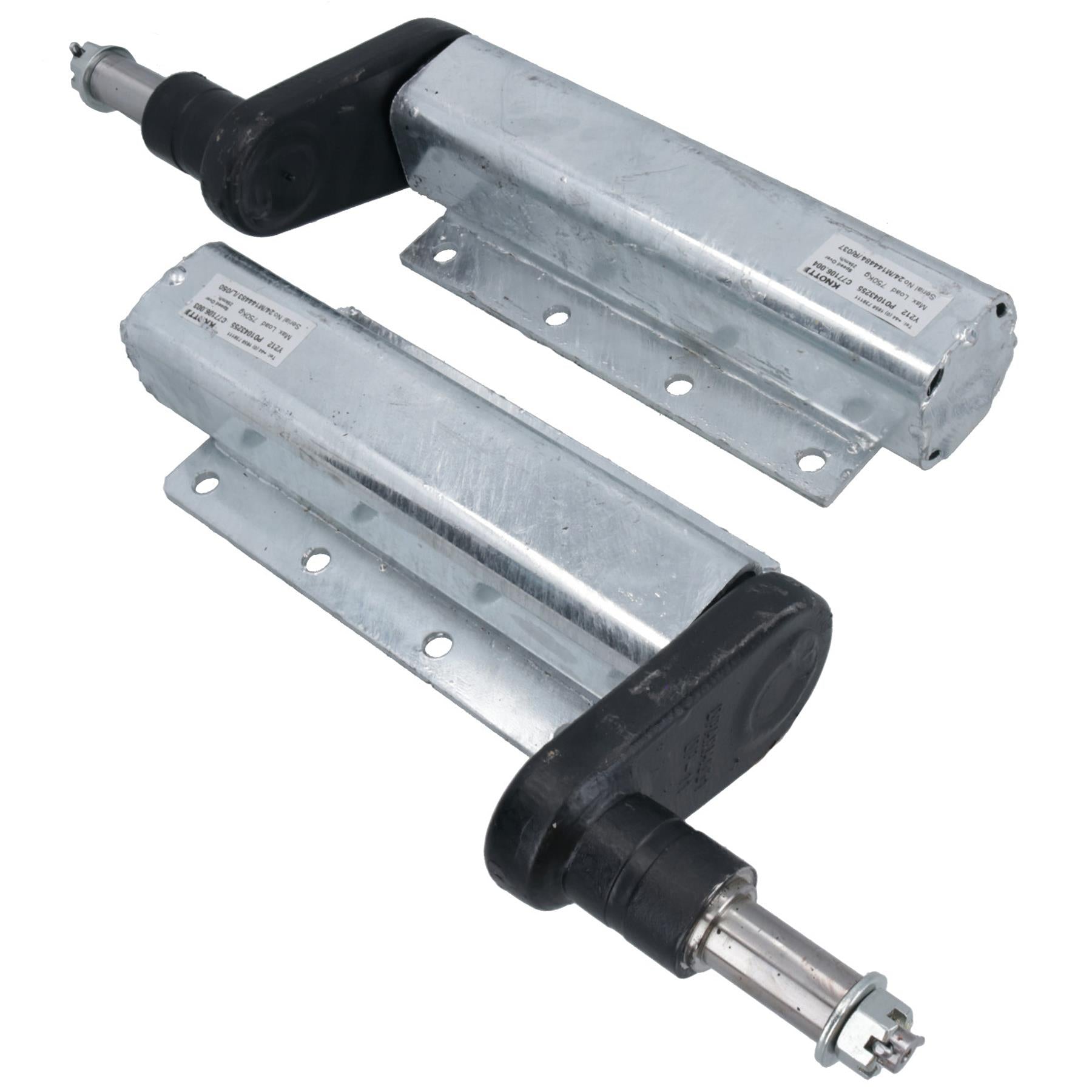 750kg Trailer Suspension Units Extended Stub Axles With 4in PCD Hubs Pair