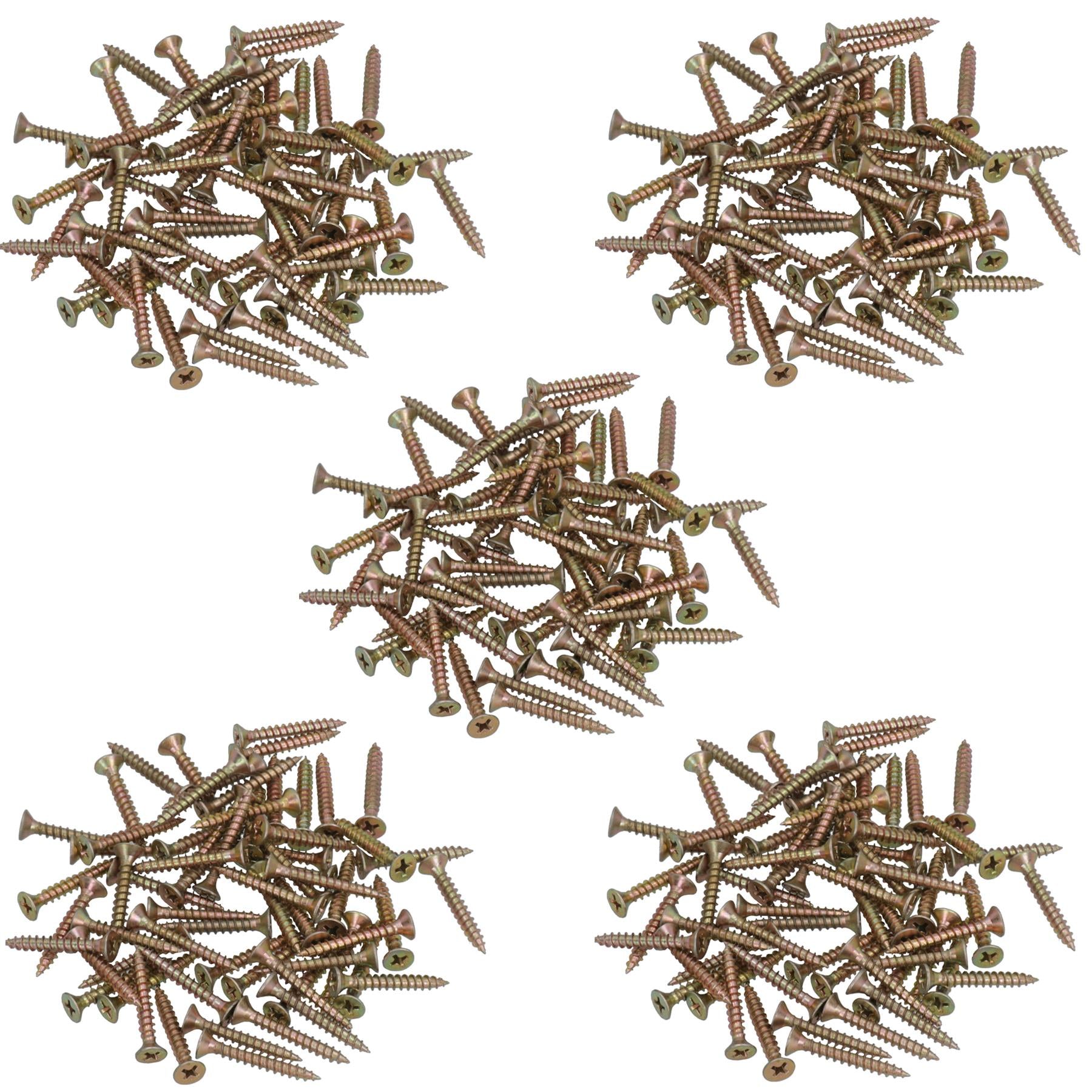 Countersunk Multi Purpose Chipboard Wood Timber Screws 30mm Long Pozi