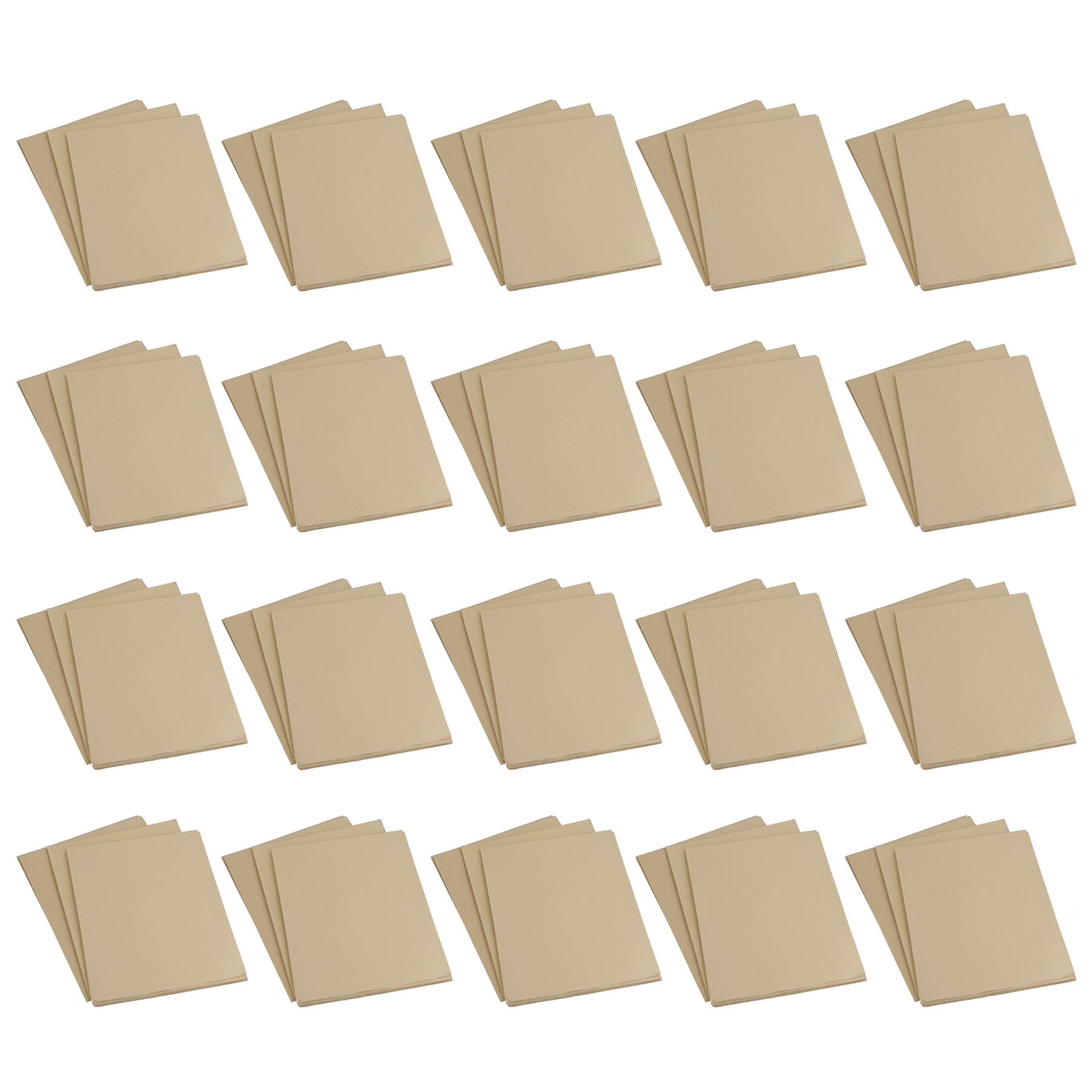 Feuilles abrasives en papier de verre à grains mixtes pour métal, bois, plastique, grain 60 à 240