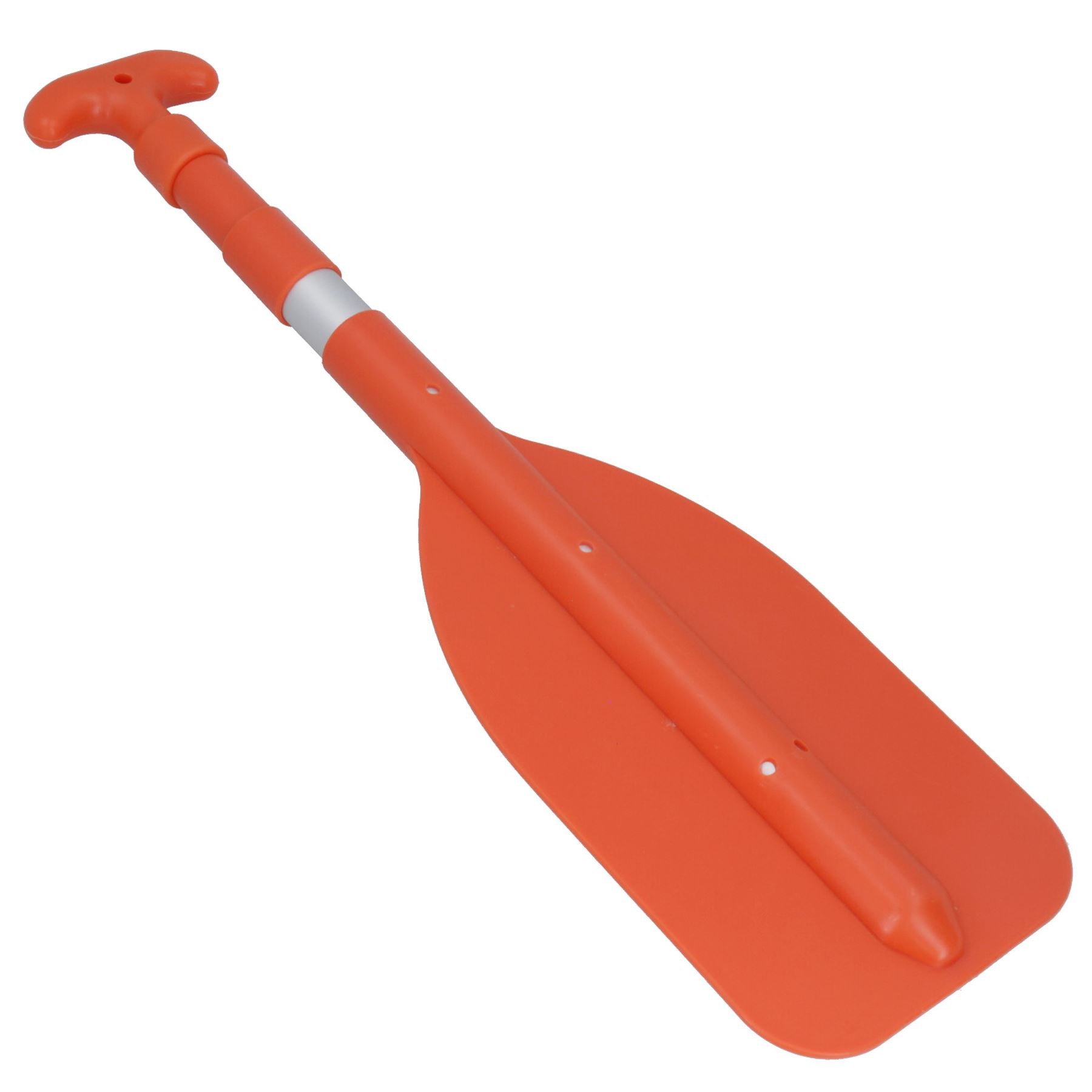 Telescopic Mini Paddle Oar Boat Hook High Vis Orange Rowing Liferaft