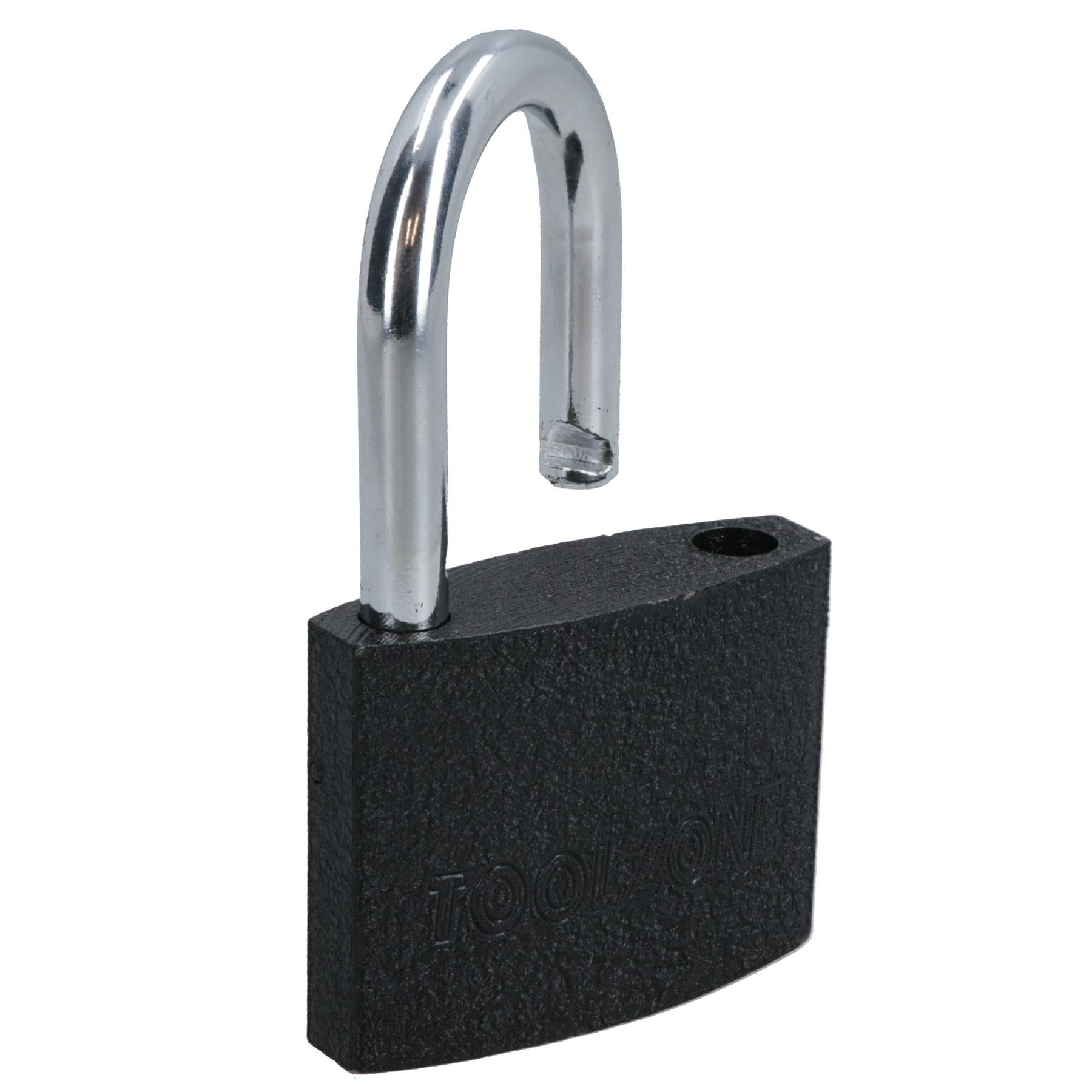 75mm Iron Padlock With Hardened Shackle Padlocks Shed Gate Lock TE756