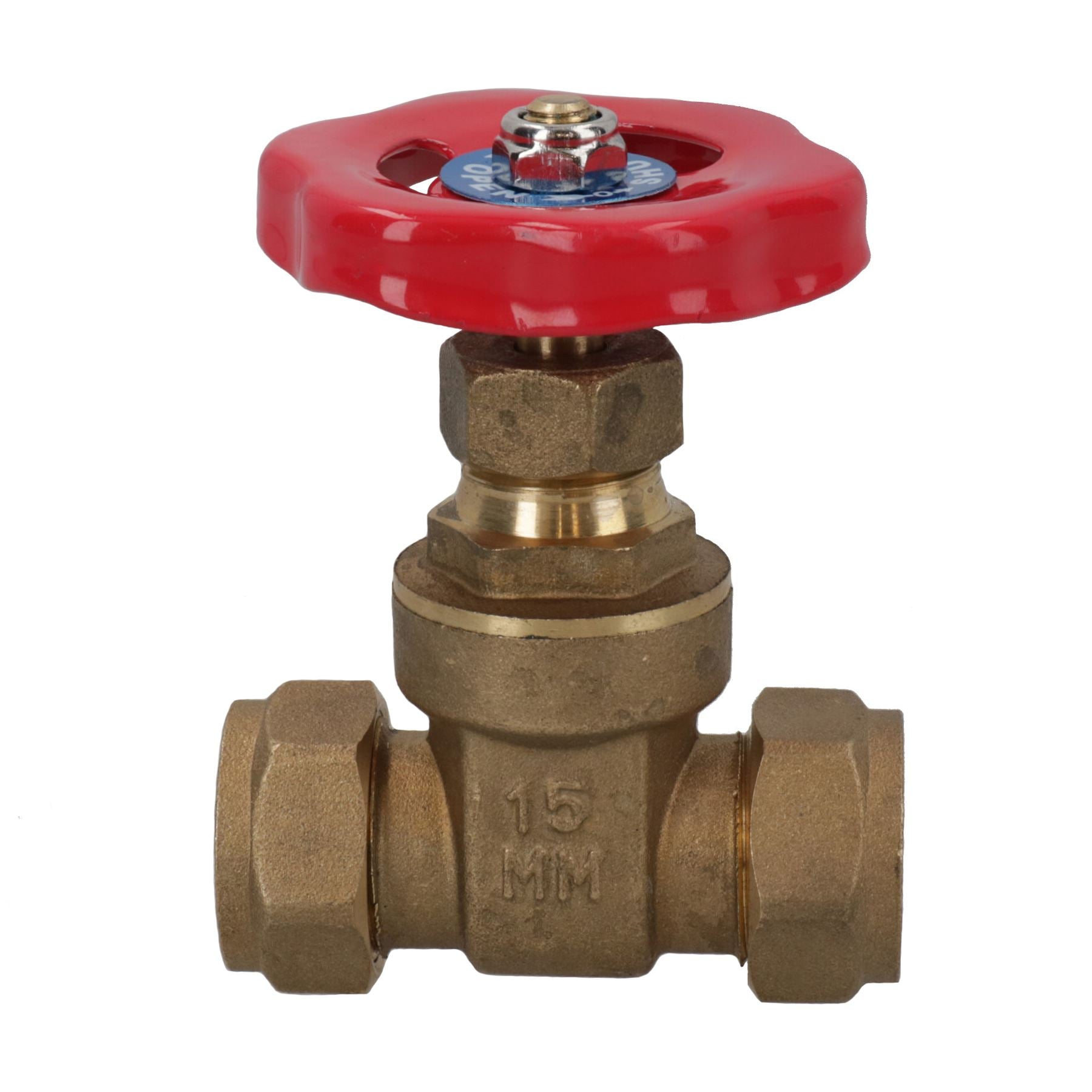 15mm Copper Pipe Gas Valve Isolator Turn On Off Gas Cock Plumbing Connector