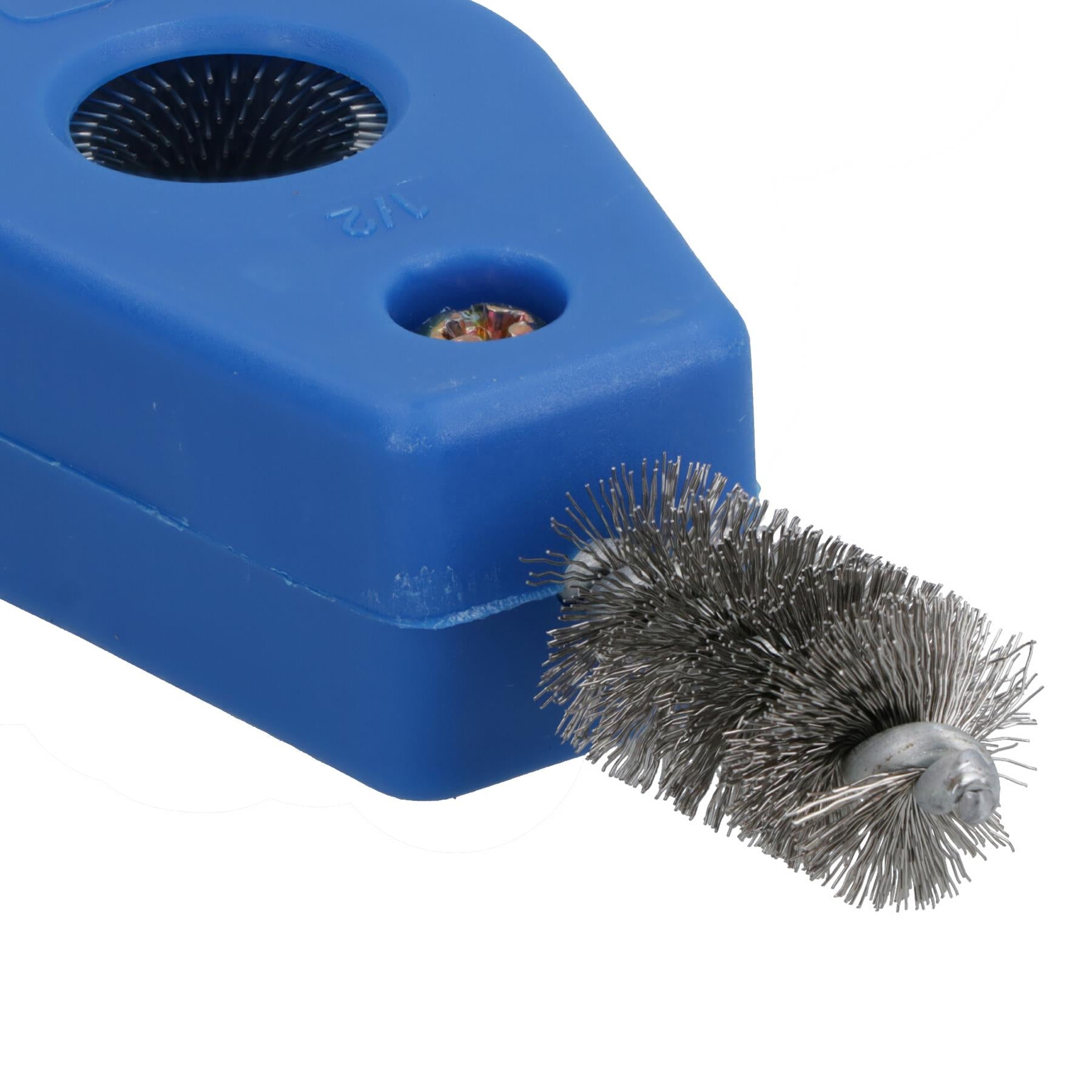 Double Ended Internal and External Pipe Cleaner Deburrer Deburring Brush 15 + 22mm