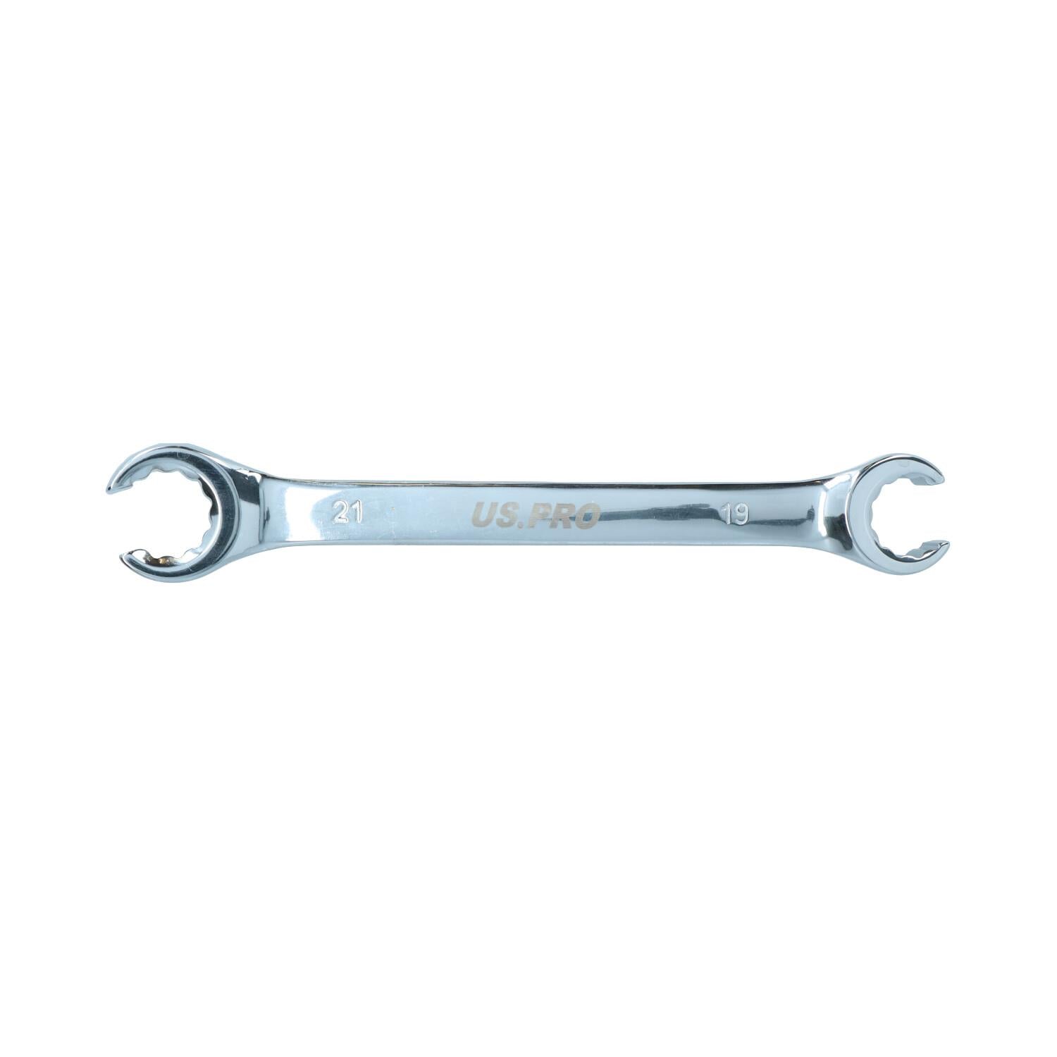 19 + 21 mm Ringmaulschlüssel mit Überwurfmutter, 225 mm, Chrom-Vanadium-Stahl