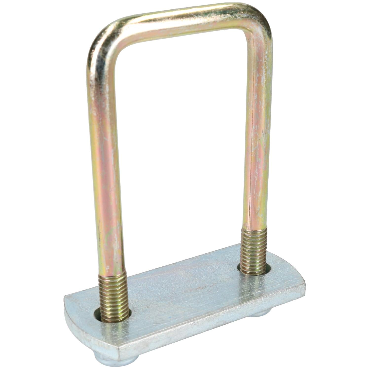 4er-Pack M10 50 mm x 100 mm U-Bolzen N-Bolzen mit Platten und Muttern HOCHZUG