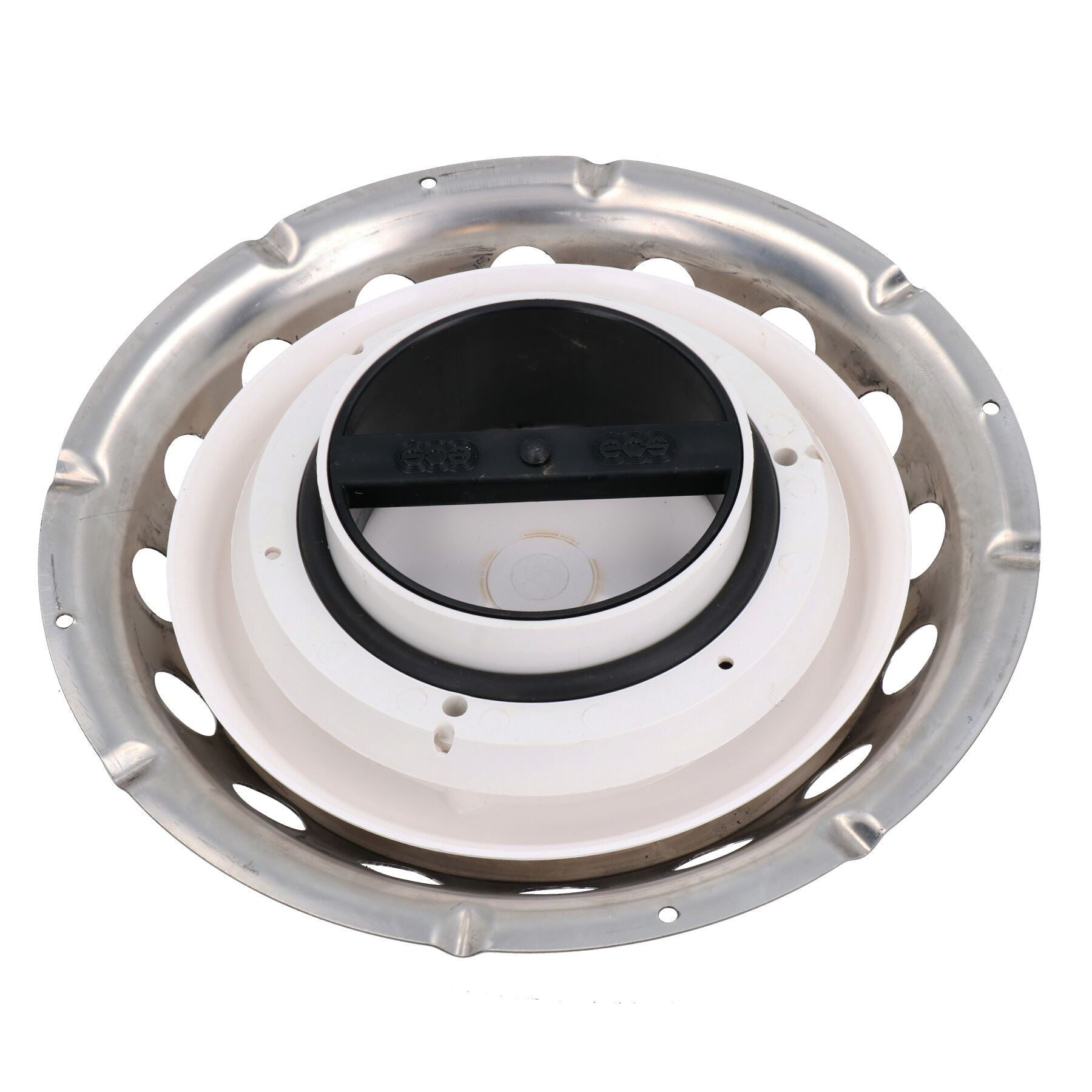 Aérateur de toit Ventair Ventilateur statique Couvercle en acier inoxydable refermable Bateau Camping-car