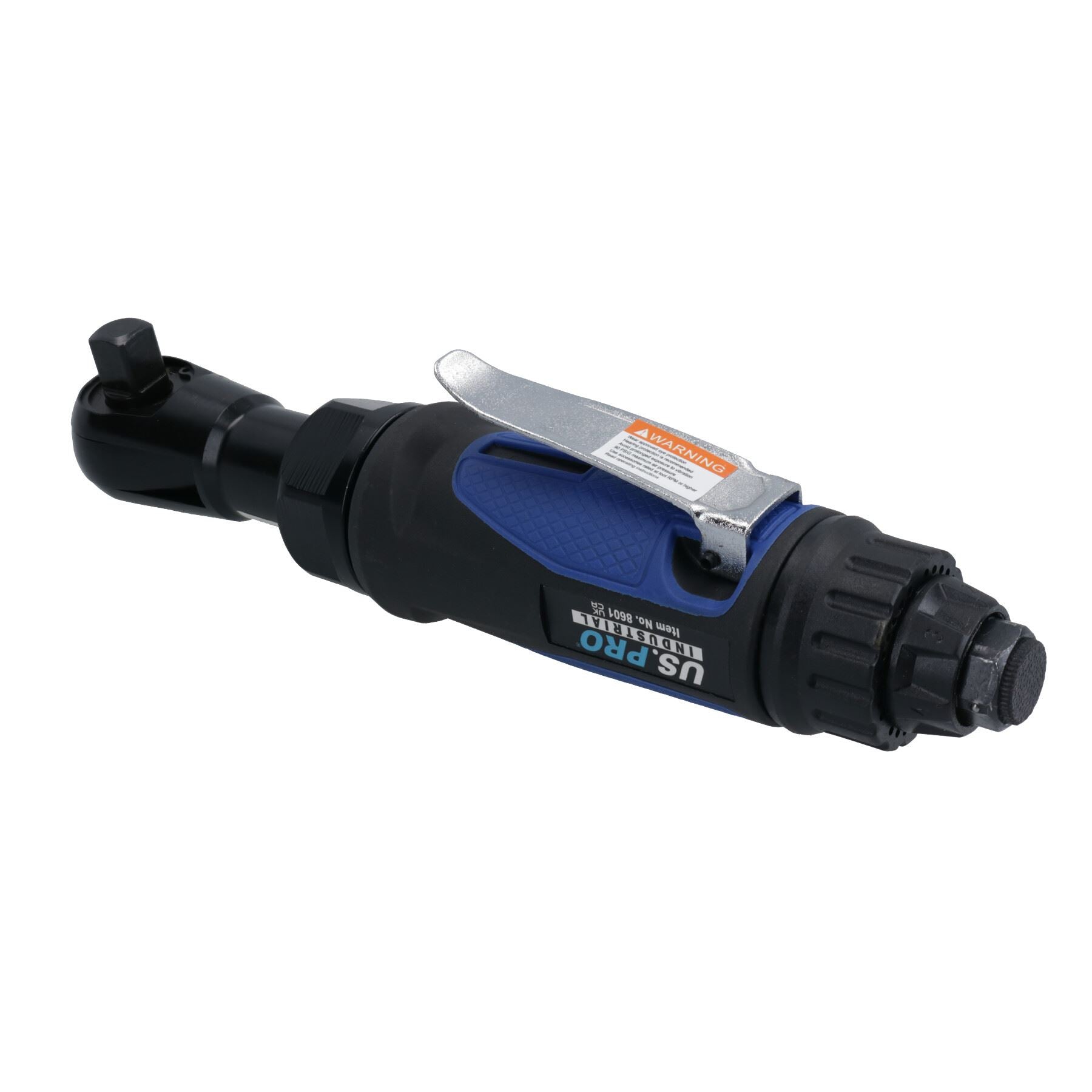 Clé à cliquet pneumatique 1/2 po, couple maximal 75 pi/lb + 10 douilles à choc peu profondes 9 – 27 mm