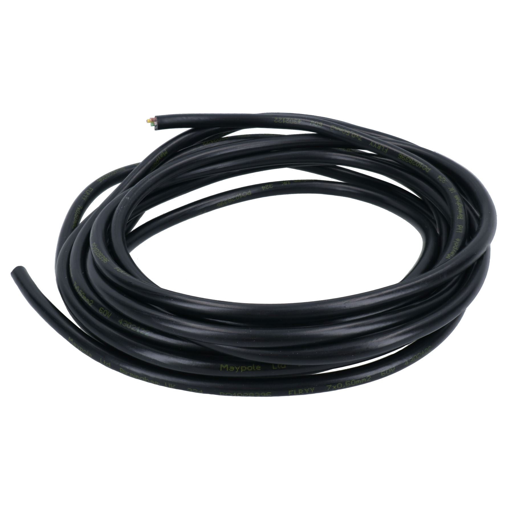 7-adriges Kabel für Anhänger und Wohnwagen in Automobilqualität