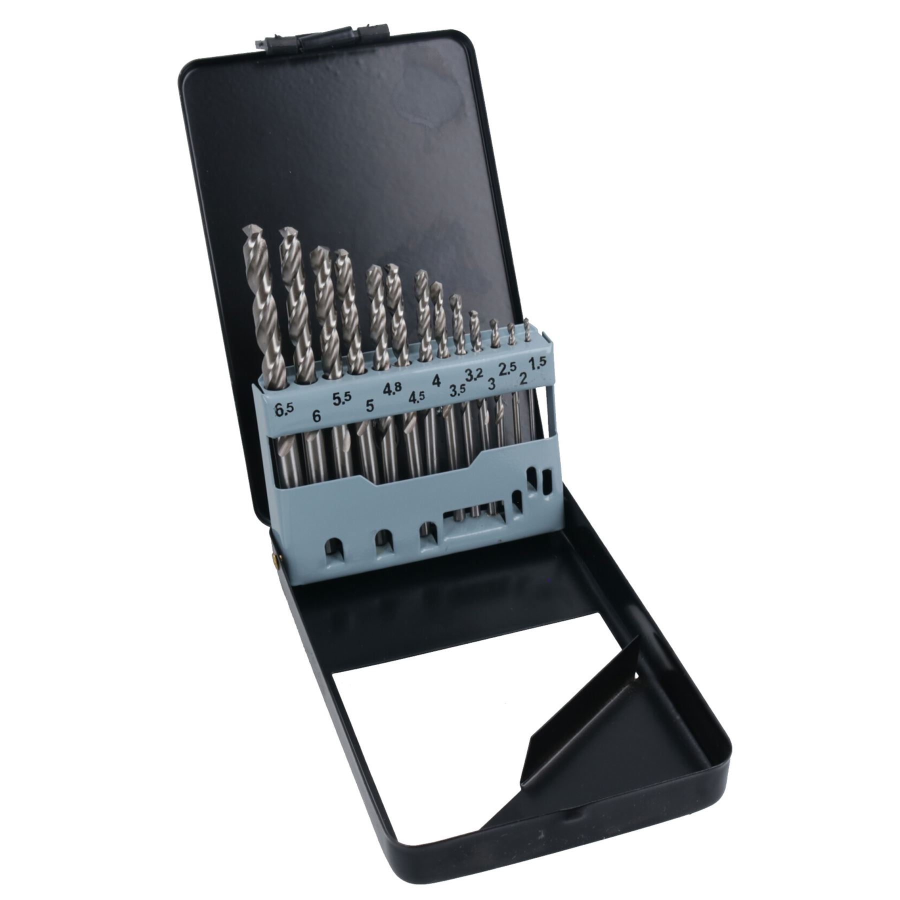 13-tlg. HSS-G XTRA Metrische Bohrer mit Kreuzanschliff für Metall, Gusseisen, 1,5 – 6,5 mm