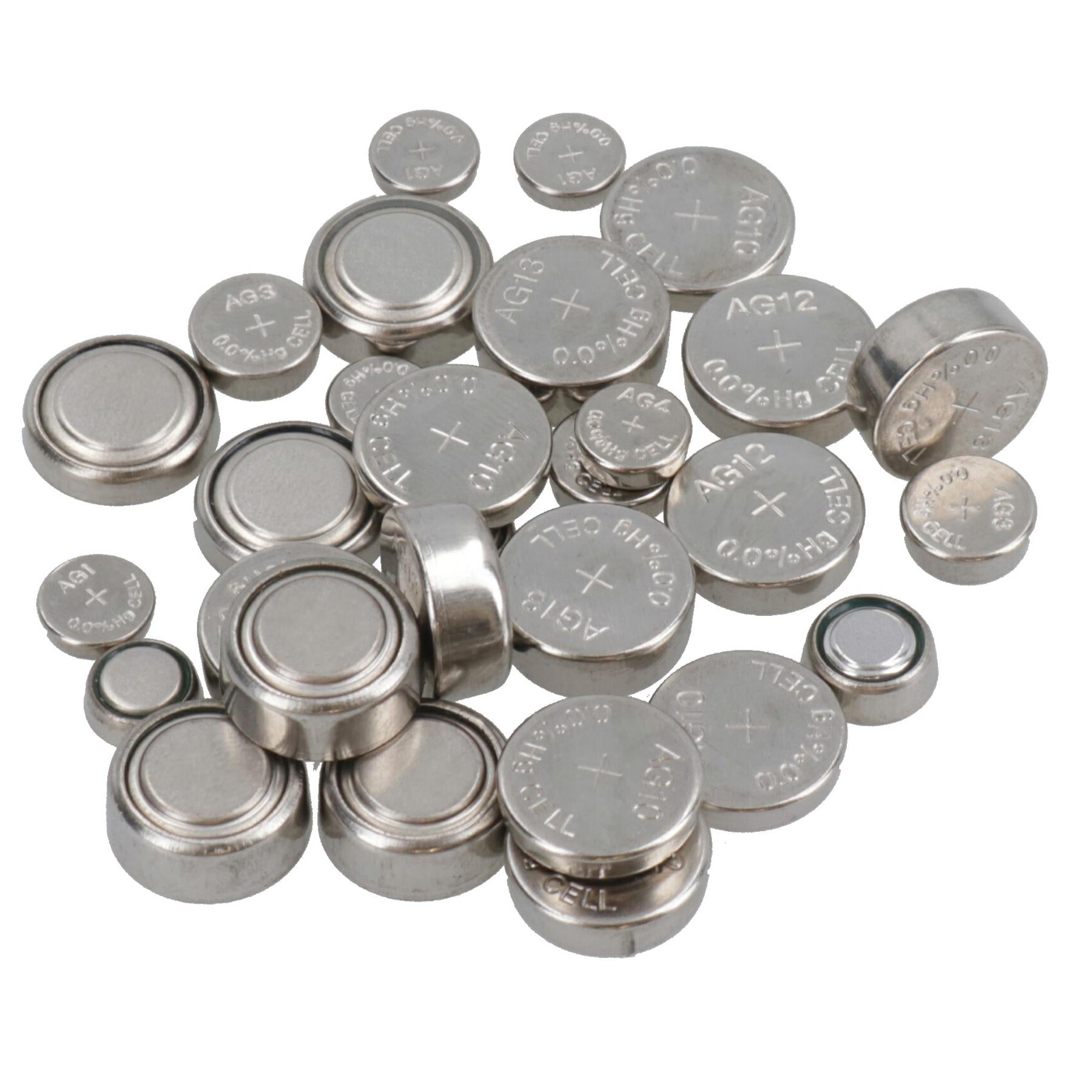 Assortiment de piles bouton Piles alcalines AG1 – AG13 Montres Calculatrices