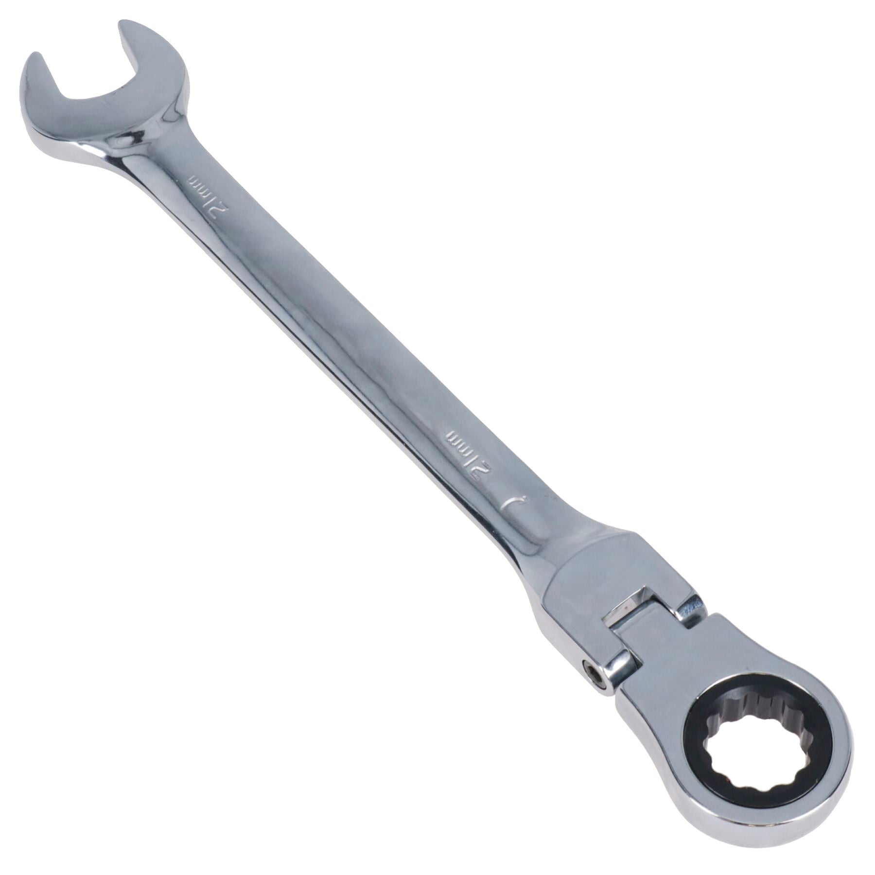 21mm Metric Flexible Combination Ratchet Spanner wrench 12 Sided 72 Teeth