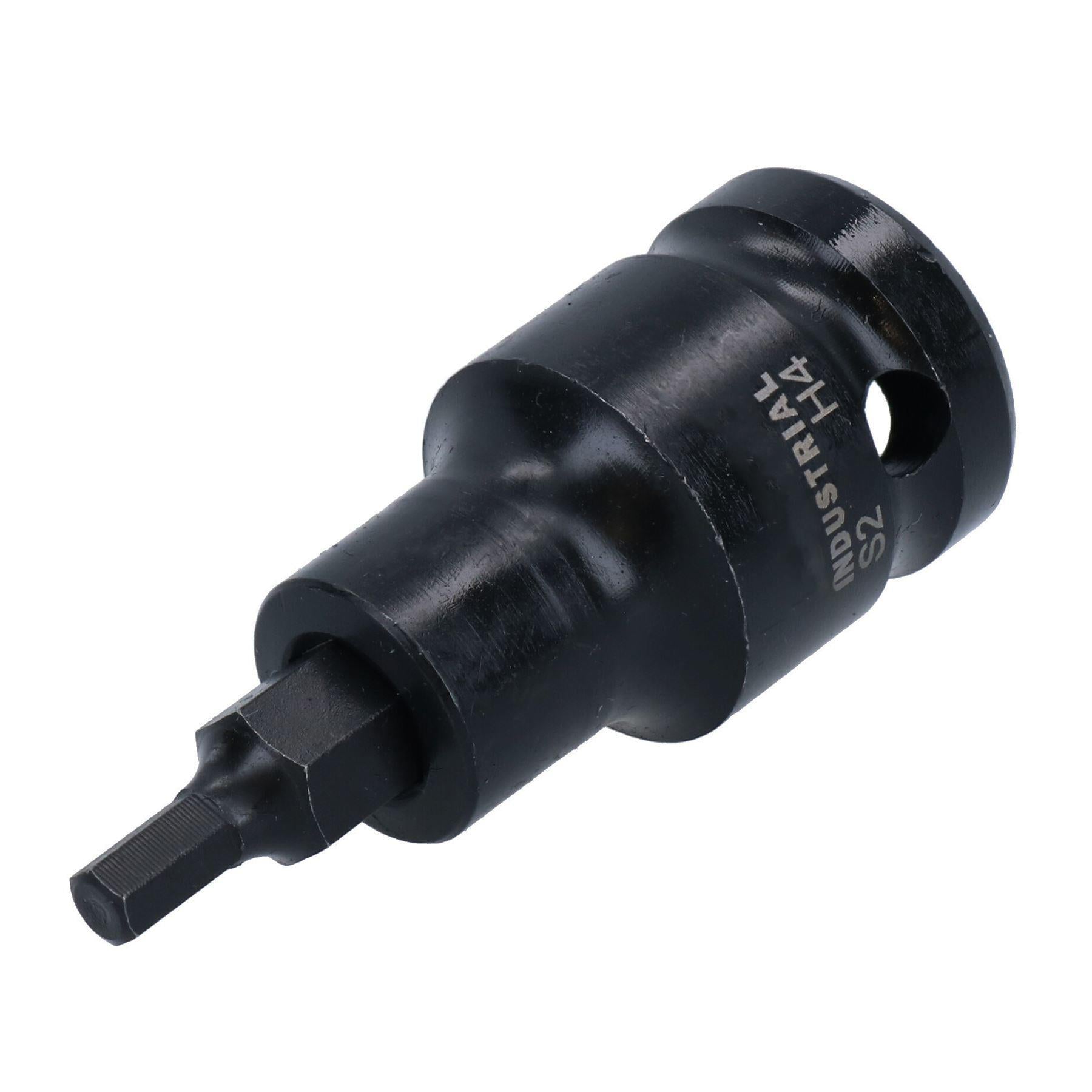 4mm 1/2in Drive Stubby Impact Impacted Male Allen Hex Key Socket 55mm Length