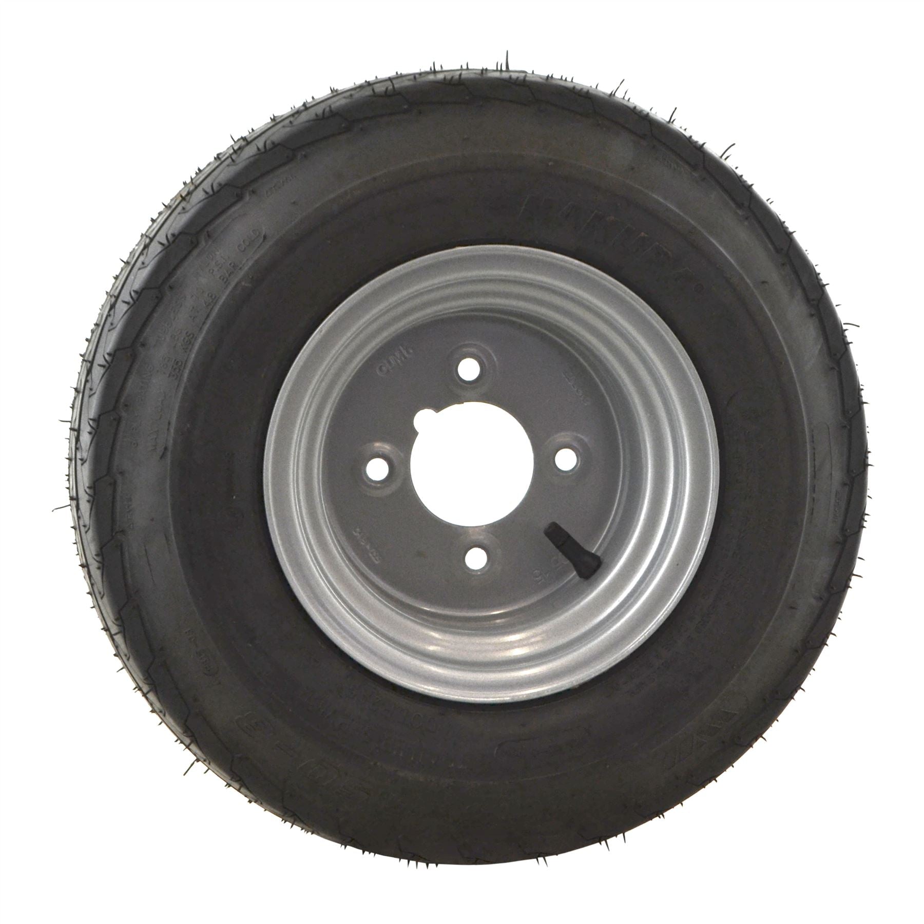 Jante de roue de remorque 16,5/6,50 - 8" PCD 6PLY 4 goujons 73M TRSP27