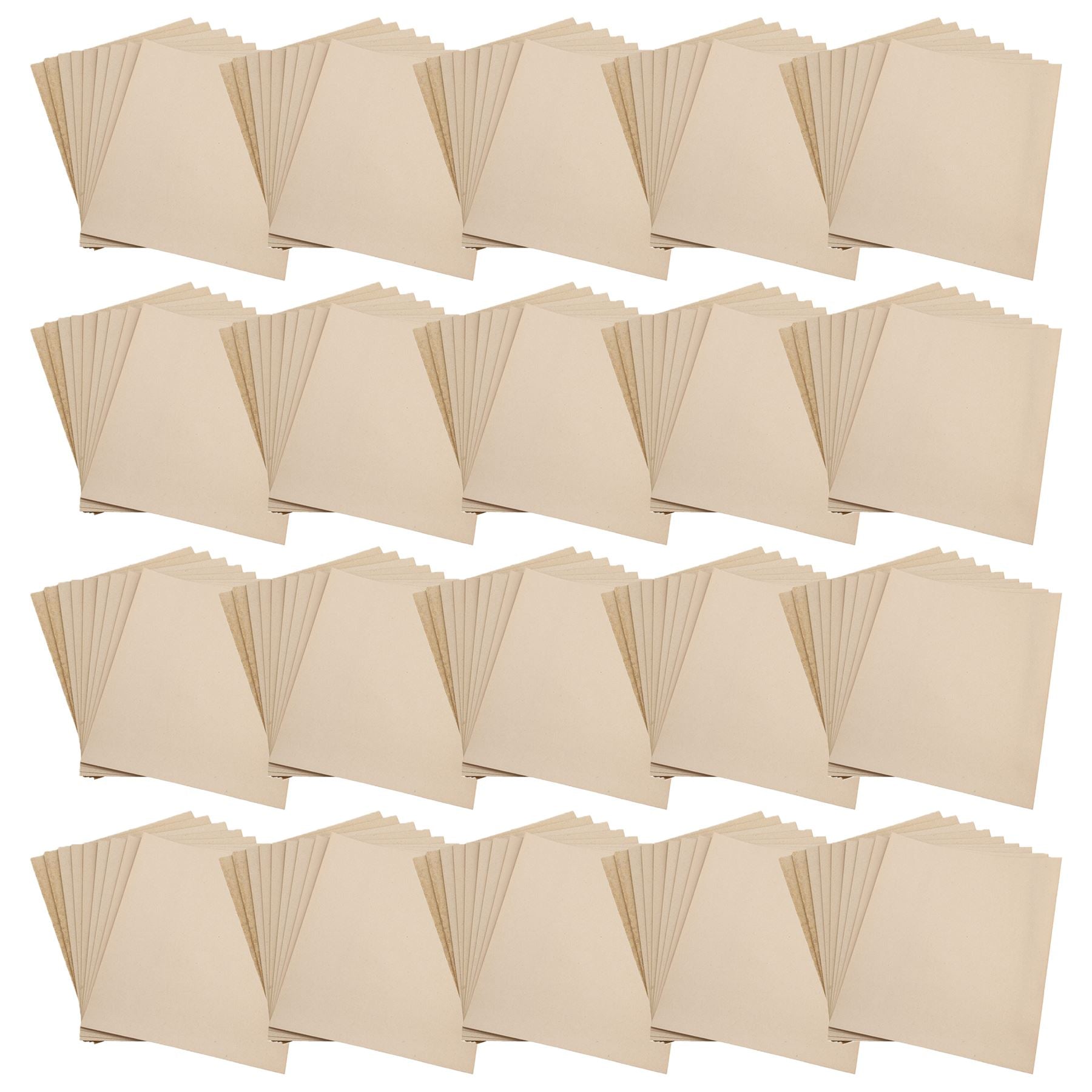 Feuilles de papier de verre à grains variés de 40 à 150 grains abrasifs mixtes