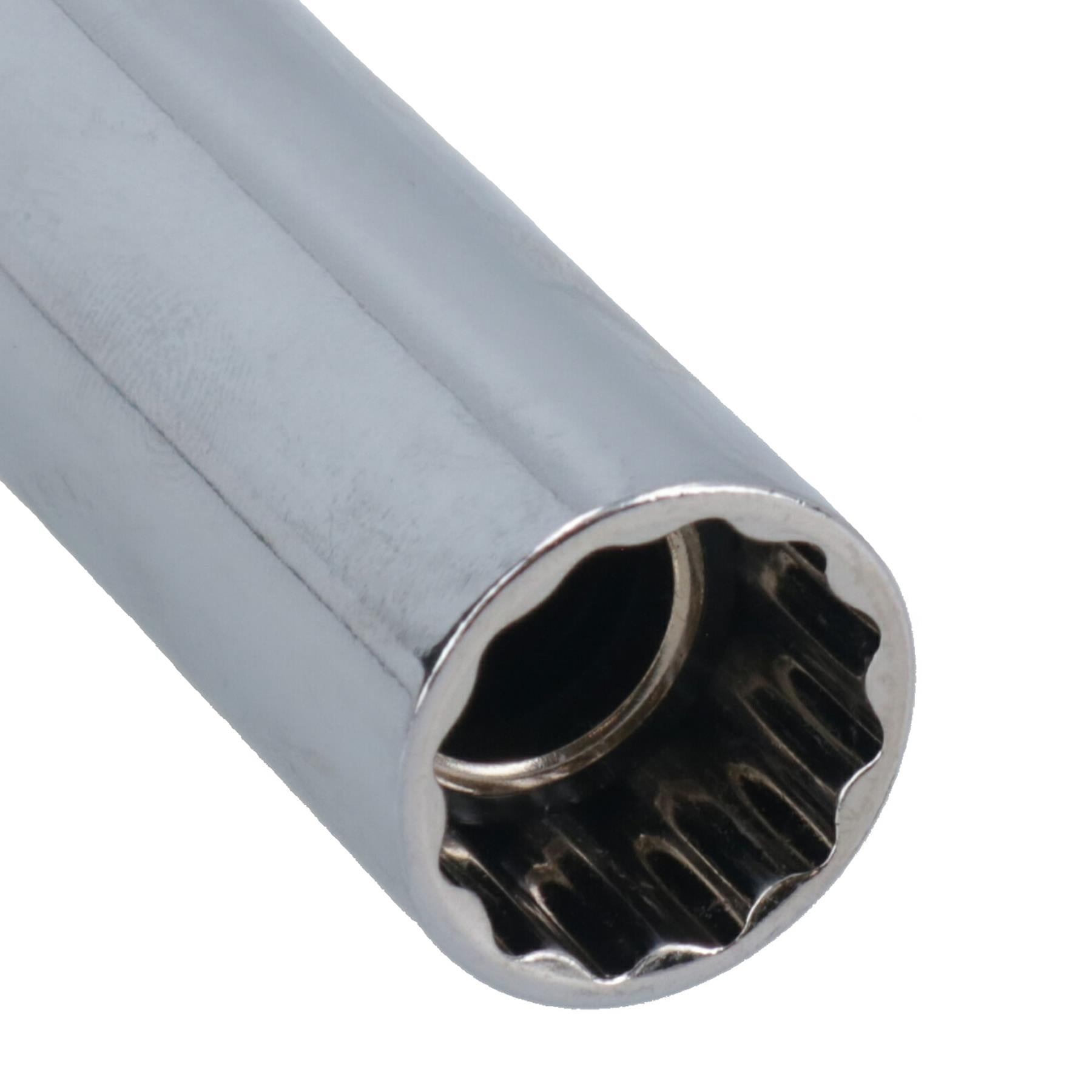 Douilles magnétiques à paroi mince pour bougies d'allumage de 14 mm avec pivot à 360 degrés, 3 pièces