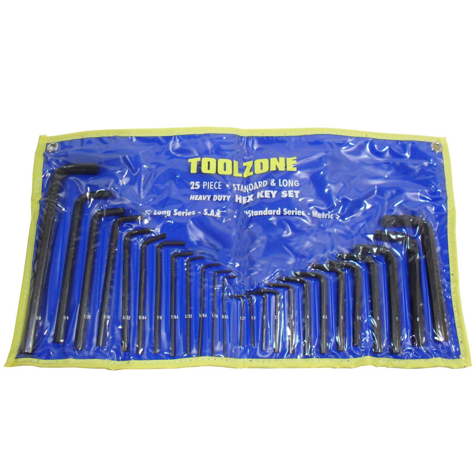 25pc Metric and AF Allen Alan Allan Hexagon Hex Key Set TE054