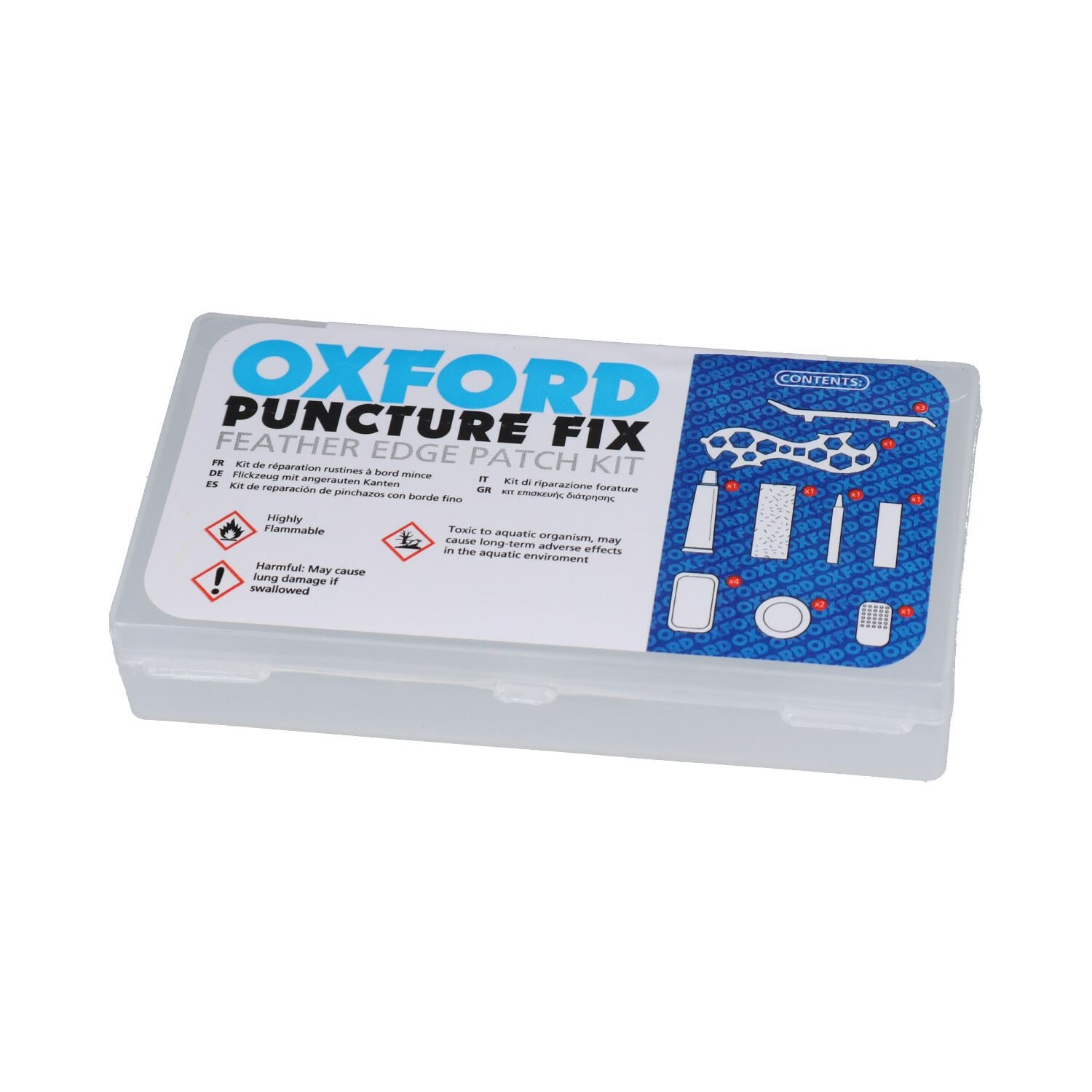 Bike Cycle Wheel Puncture Patch Repair Kit With Levers Bike Spanner Wrench