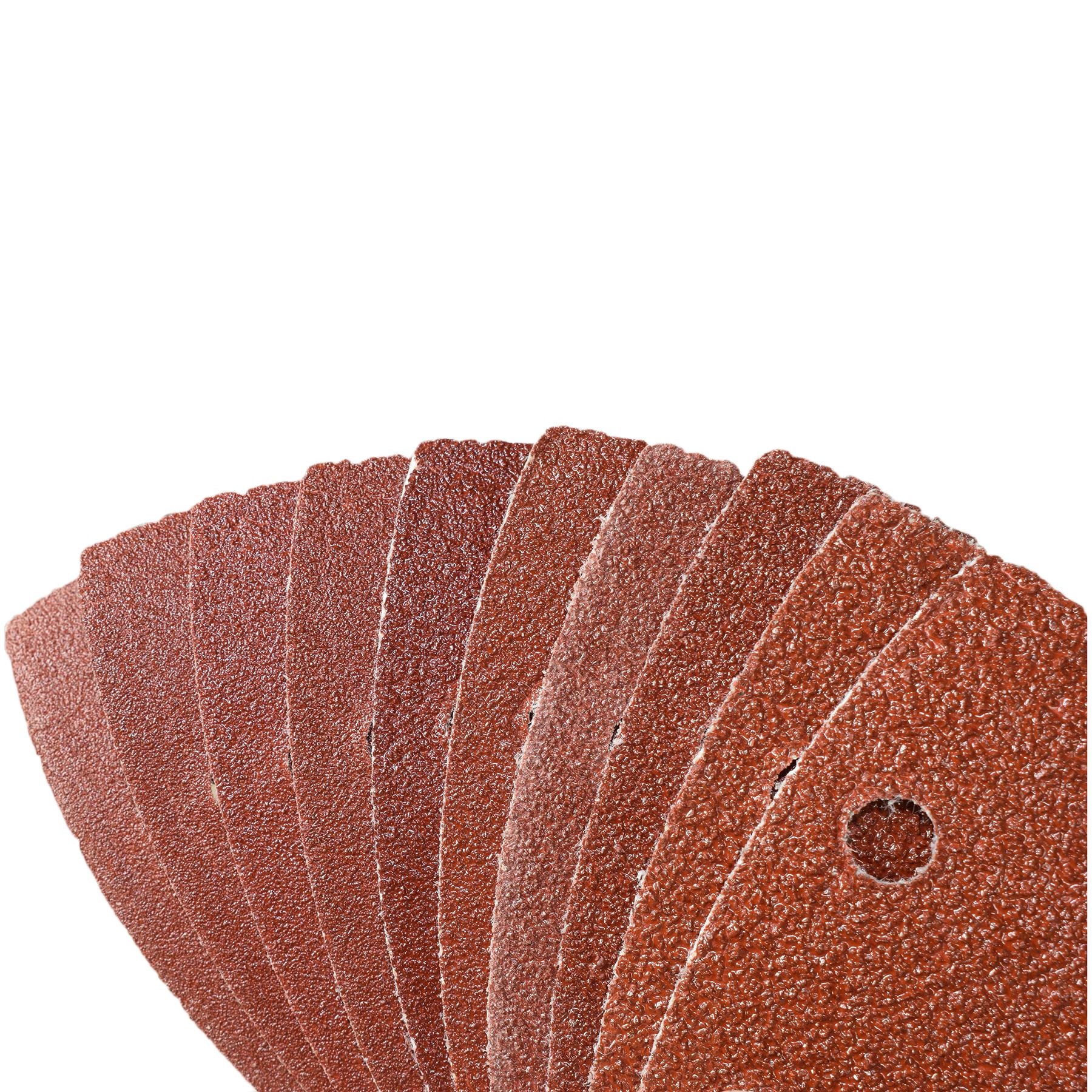 Hook And Loop Sanding Abrasive Discs Pads 90mm Triangular 10pk Mixed Grit