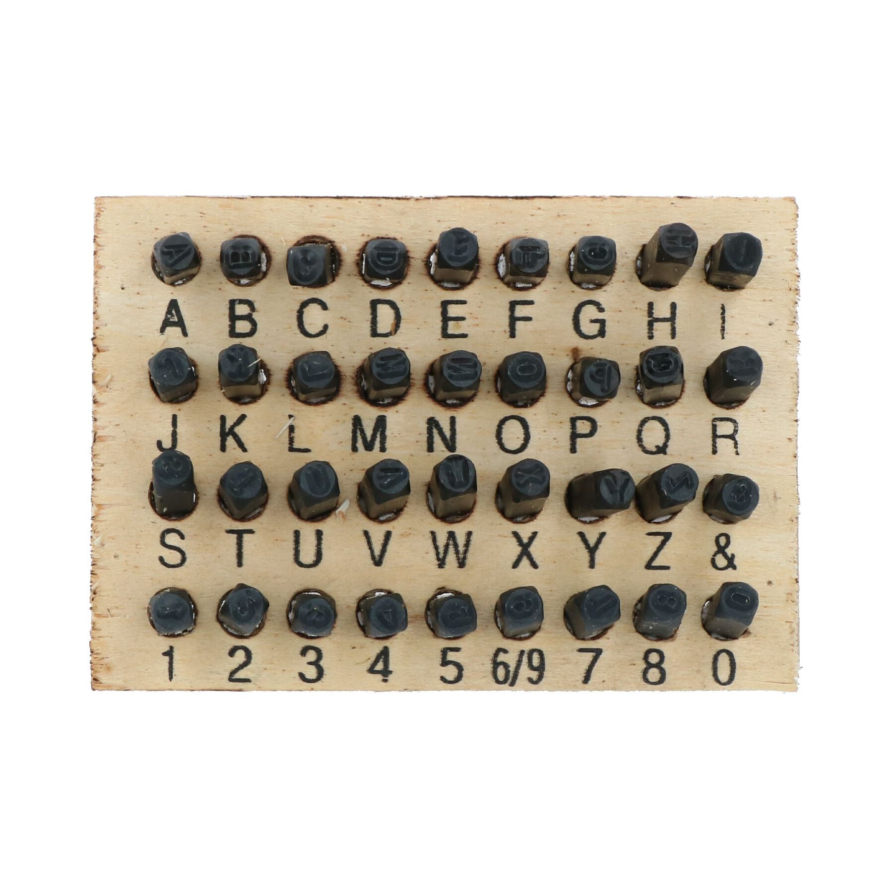 3mm & 5mm Letter & Number Stamp Set Metal Pin Punch Stamps TE102_TE132